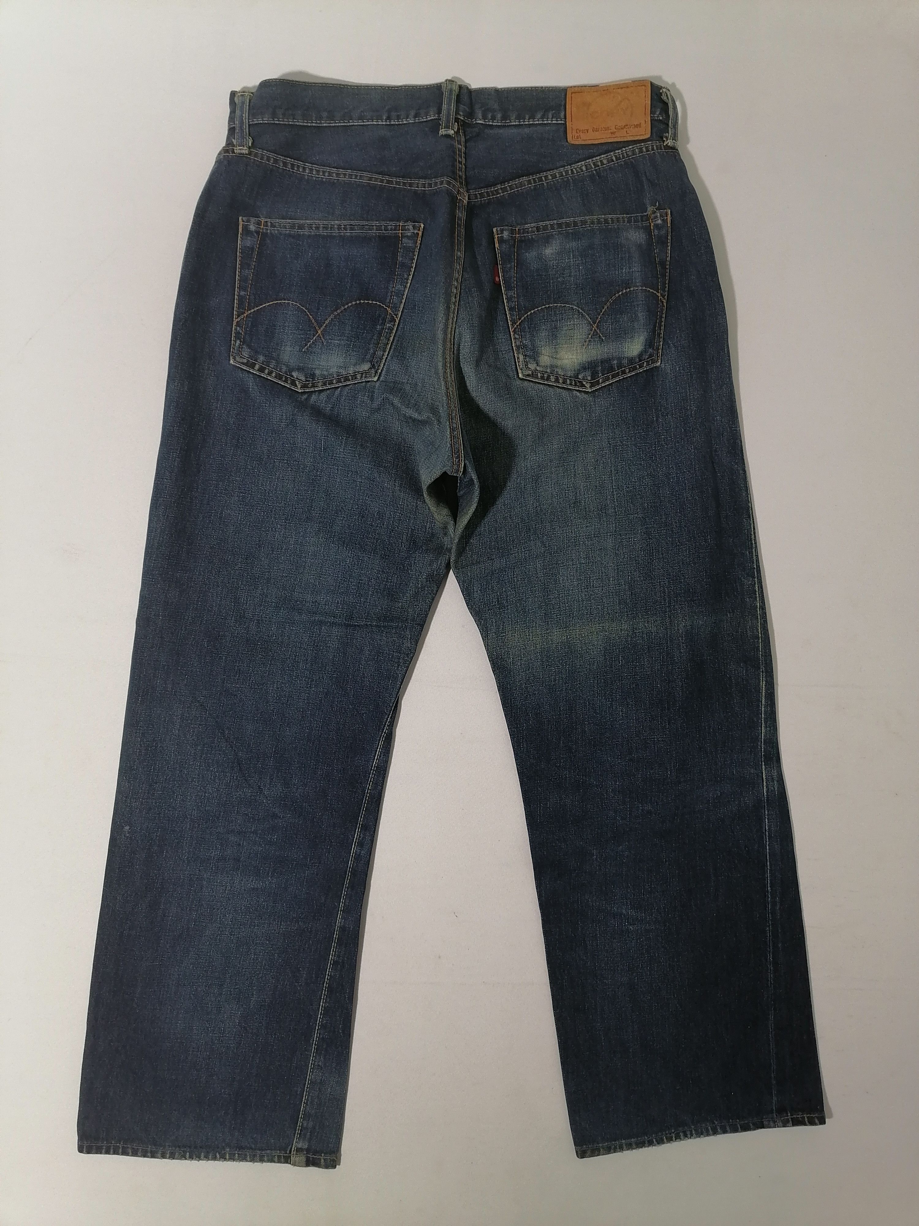 Japanese Brand Japanese Brand Fly Button Denim Jeans Size US 33 - 2 Thumbnail