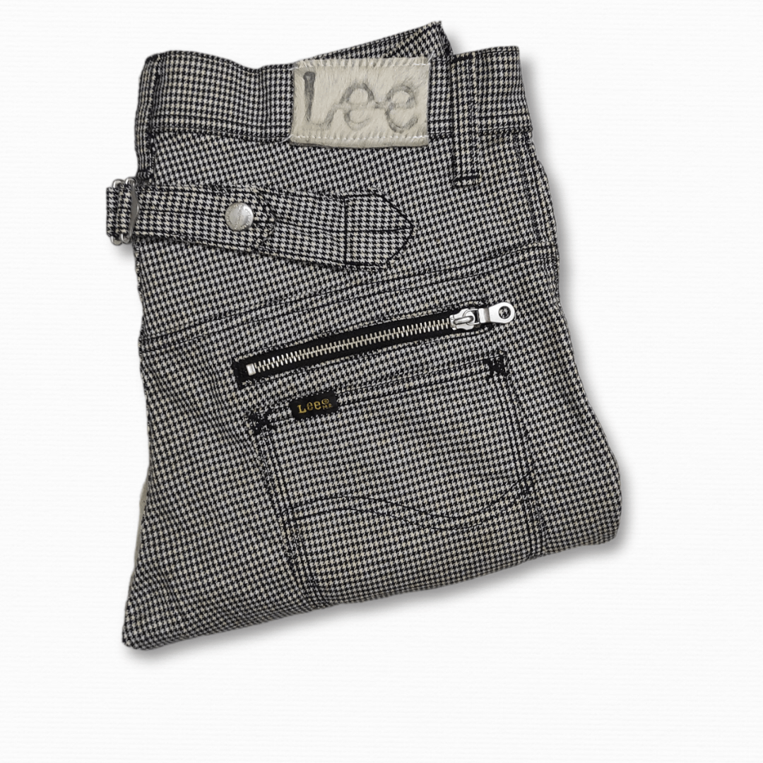 Lee Lee COWBOY Hybrid seditionaries Houndstooth trousers Size US 31 - 3 Thumbnail