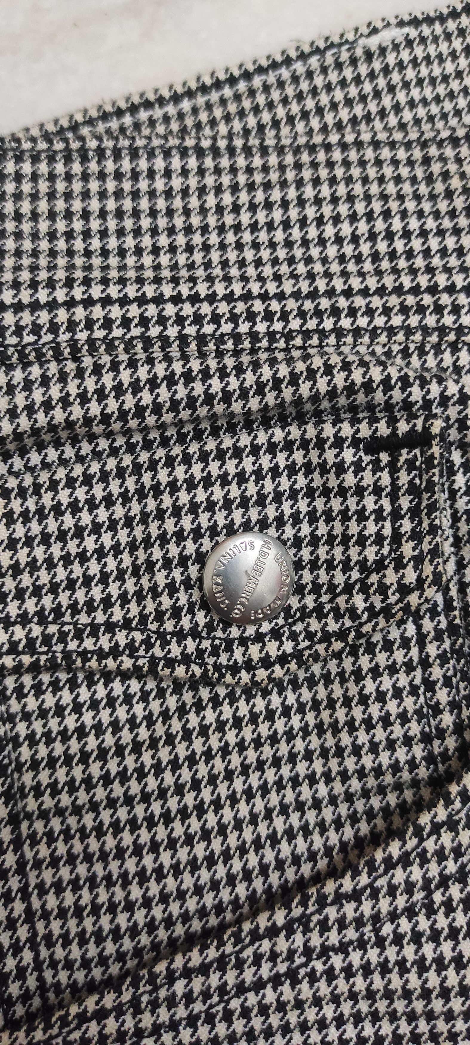Lee Lee COWBOY Hybrid seditionaries Houndstooth trousers Size US 31 - 8 Thumbnail