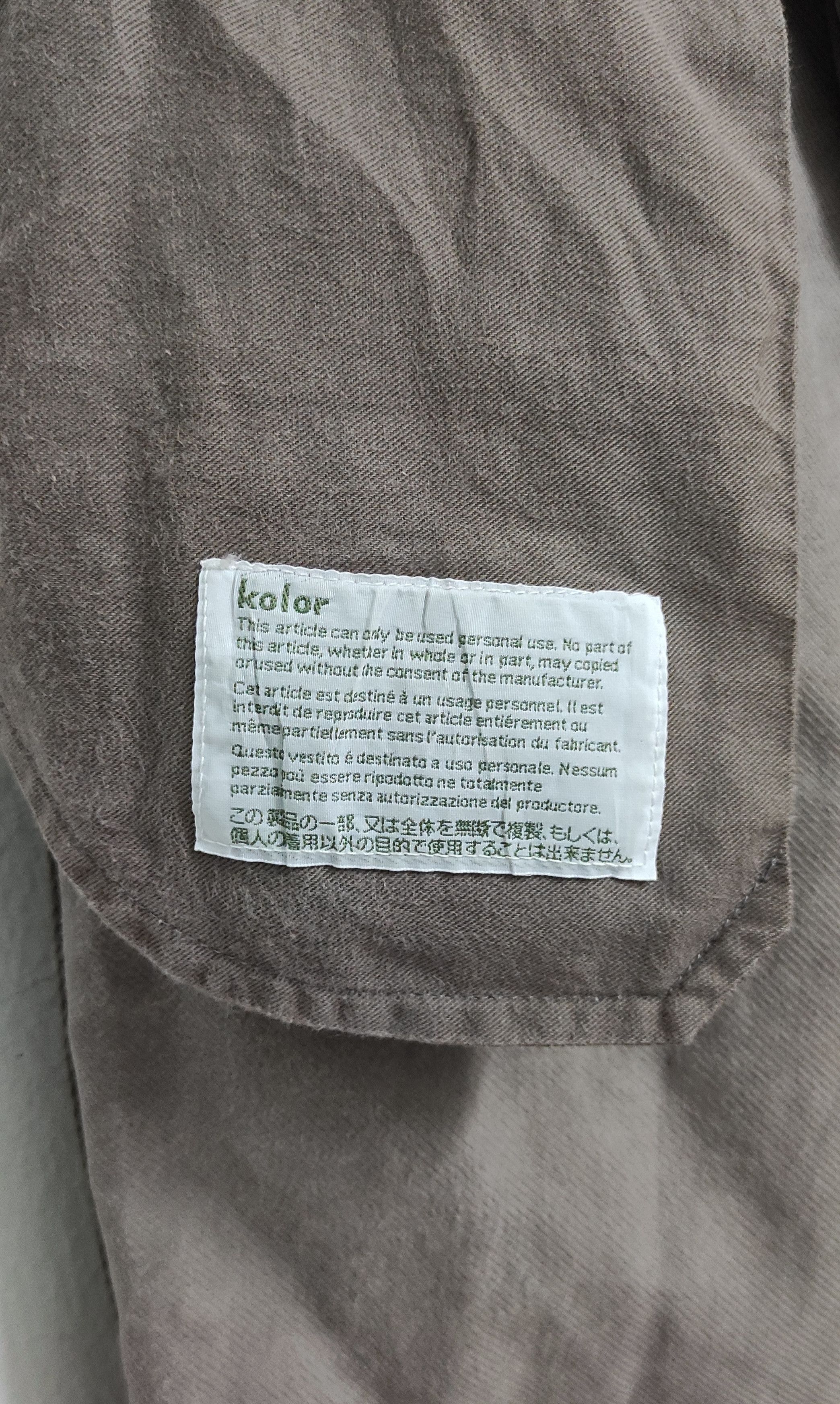 Kolor Heavy Cotton Cropped fatigue trousers Size US 29 - 3 Thumbnail
