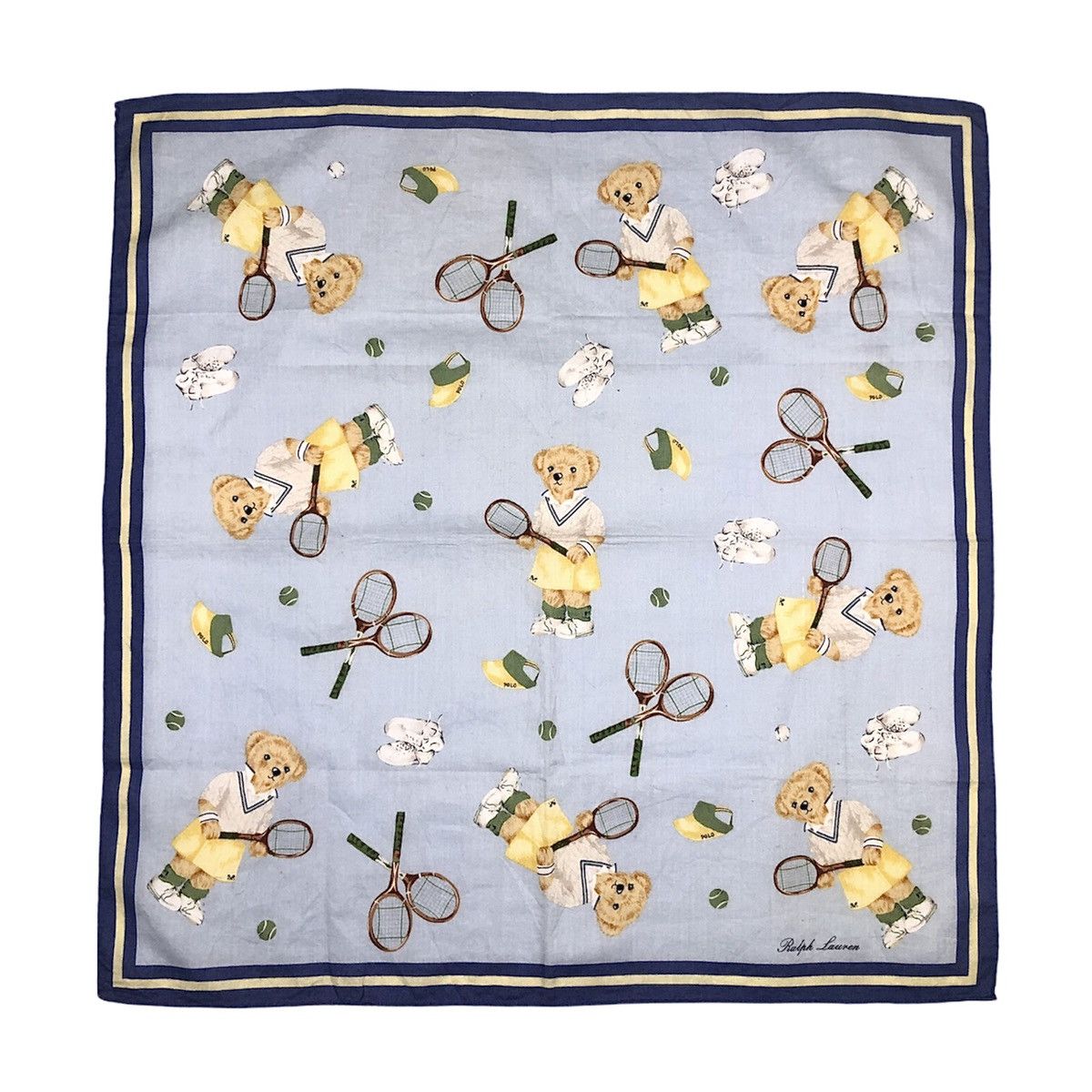 Polo Ralph Lauren Polo Bear Ralph Lauren Teddy Logo Handkerchief Pocketsquare Size ONE SIZE - 2 Thumbnail