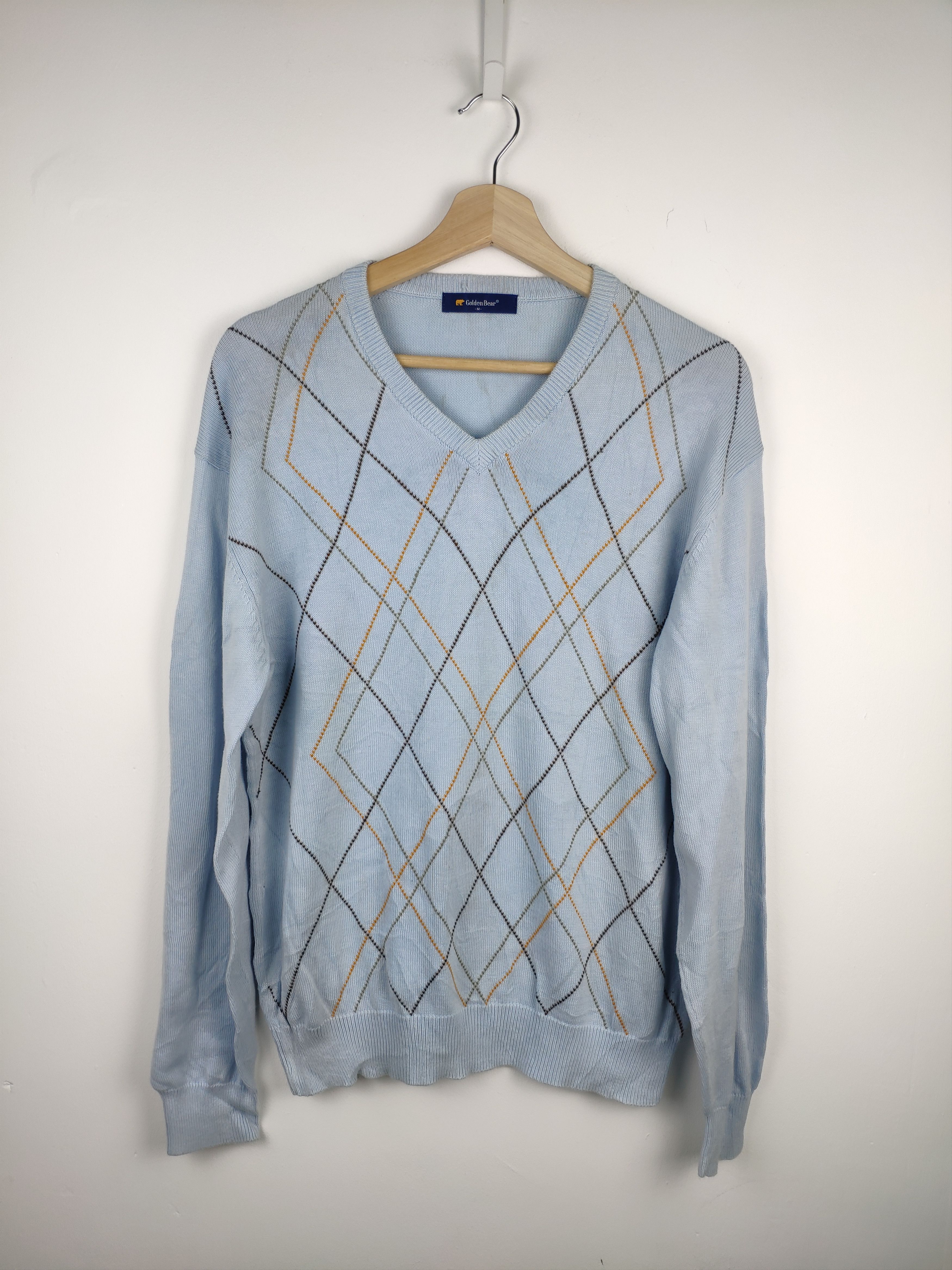 Aran Isles Knitwear × Golden Bear × Vintage Vintage Golden Bear Knit Sweater Size US M / EU 48-50 / 2 - 1 Thumbnail