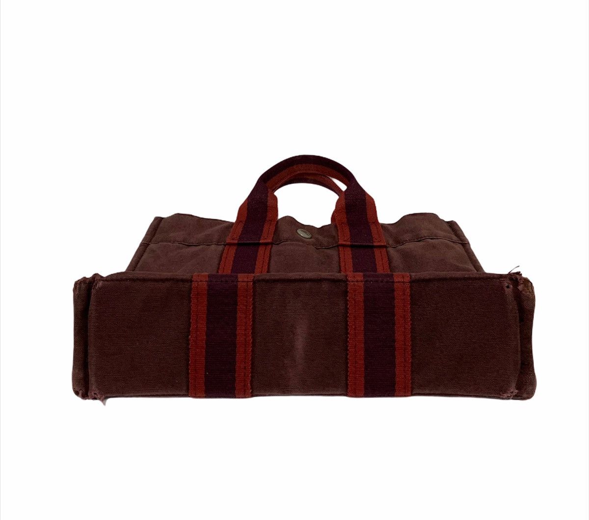 Hermes 🔥HERMÈS Paris Herline Canvas Fourre Tout Small Tote Bag Size ONE SIZE - 5 Thumbnail