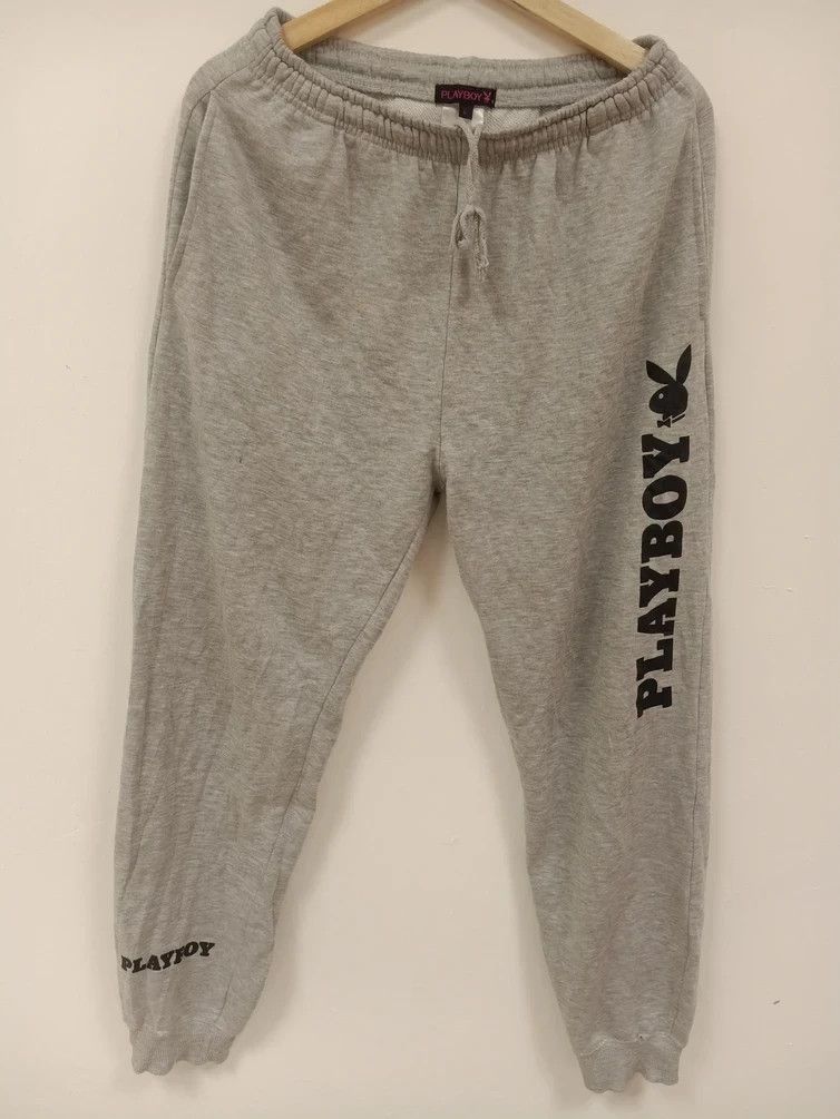 Playboy × Vintage sweatpants playboy big logo Size US 35 - 1 Thumbnail
