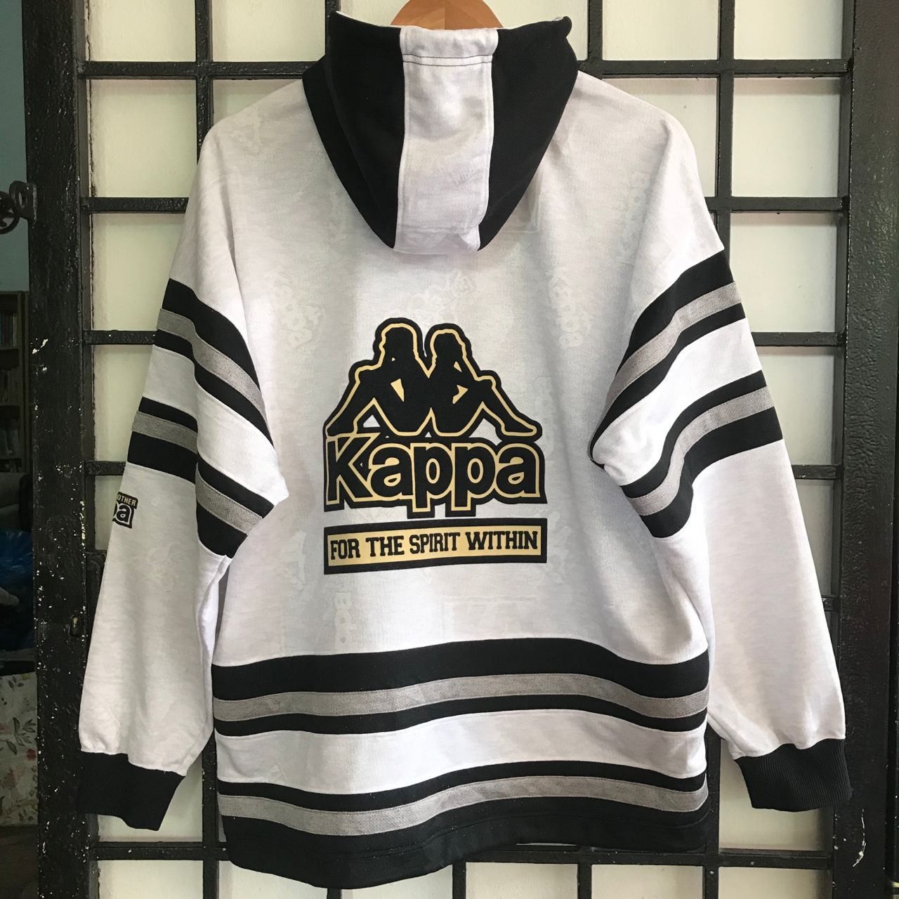Kappa 🔥 Vintage KAPPA Velvet Big Logo Jacket With Hoodie Size US XL / EU 56 / 4 - 1 Thumbnail