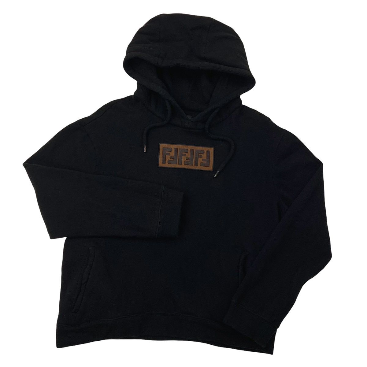 Fendi box logo hoodie hotsell