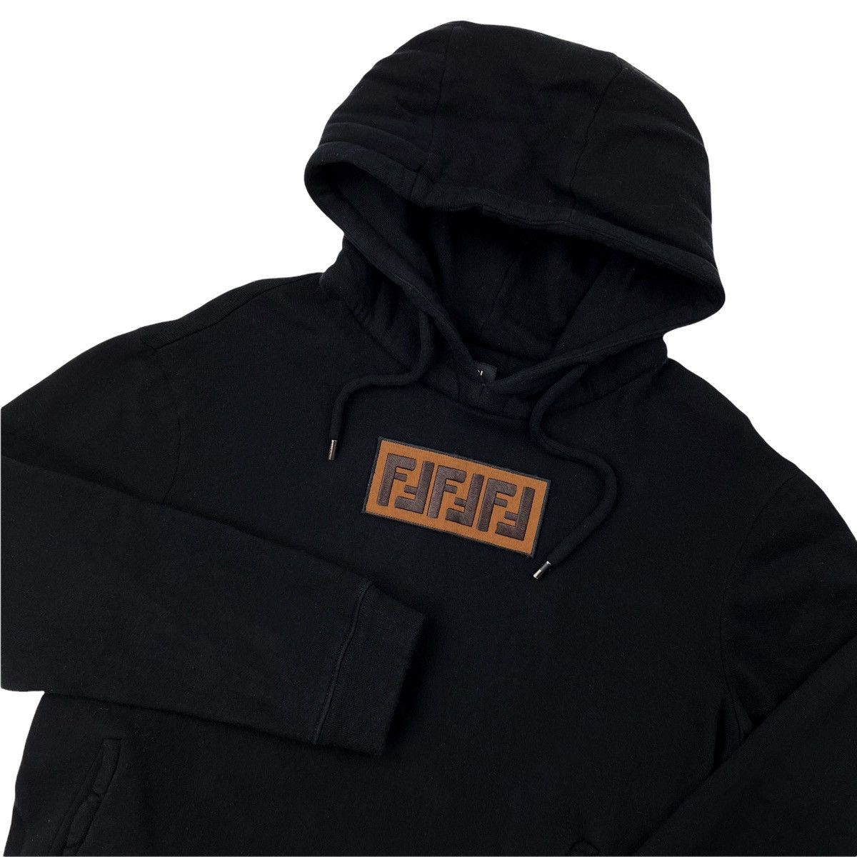 Fendi Fendi FF Box Logo Hoodie Grailed