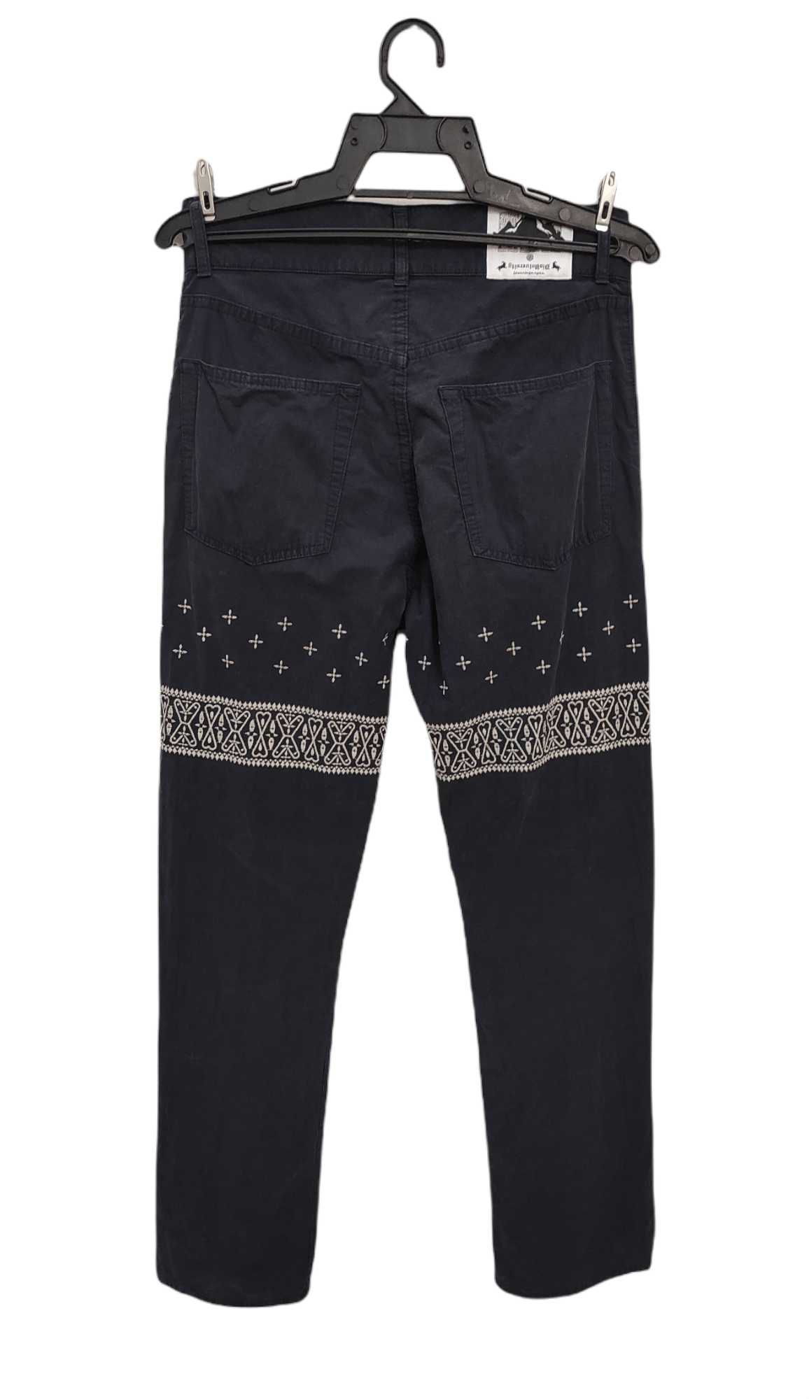 Japanese Brand Embroidered Navajo motive style cotton pants Size US 29 - 12 Thumbnail