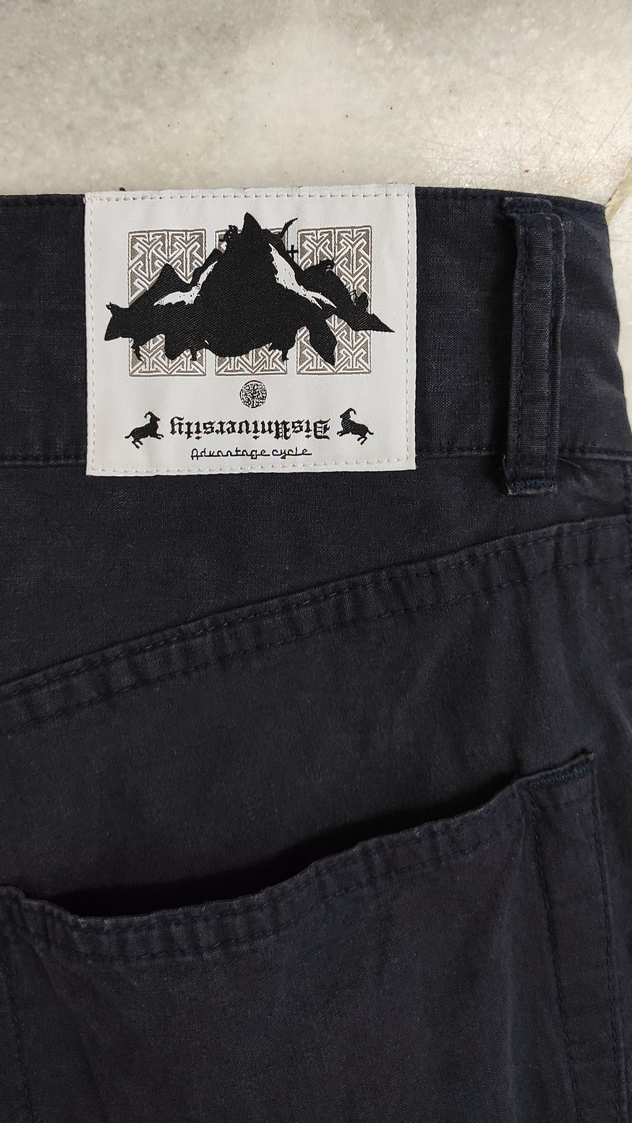 Japanese Brand Embroidered Navajo motive style cotton pants Size US 29 - 4 Thumbnail