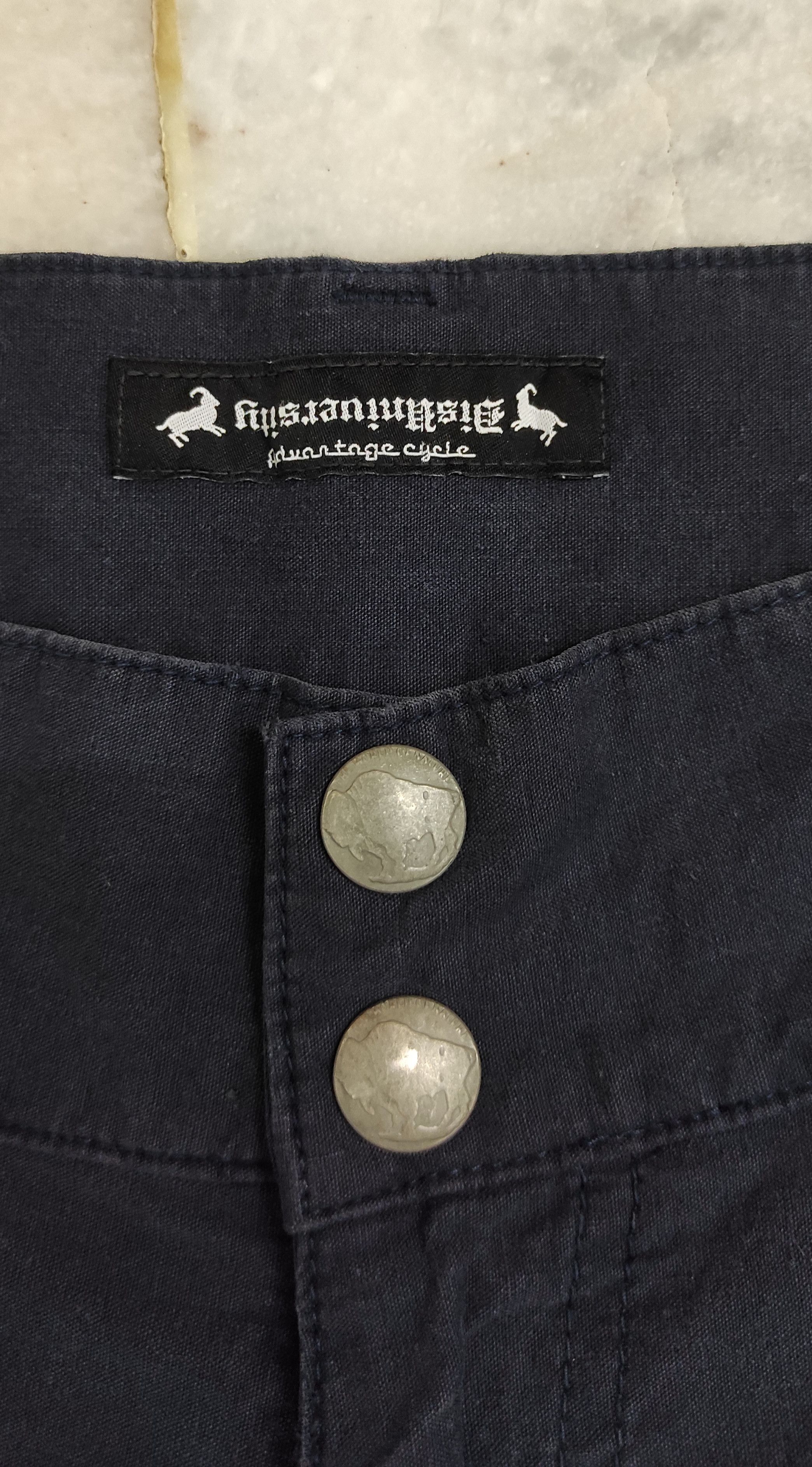 Japanese Brand Embroidered Navajo motive style cotton pants Size US 29 - 3 Thumbnail