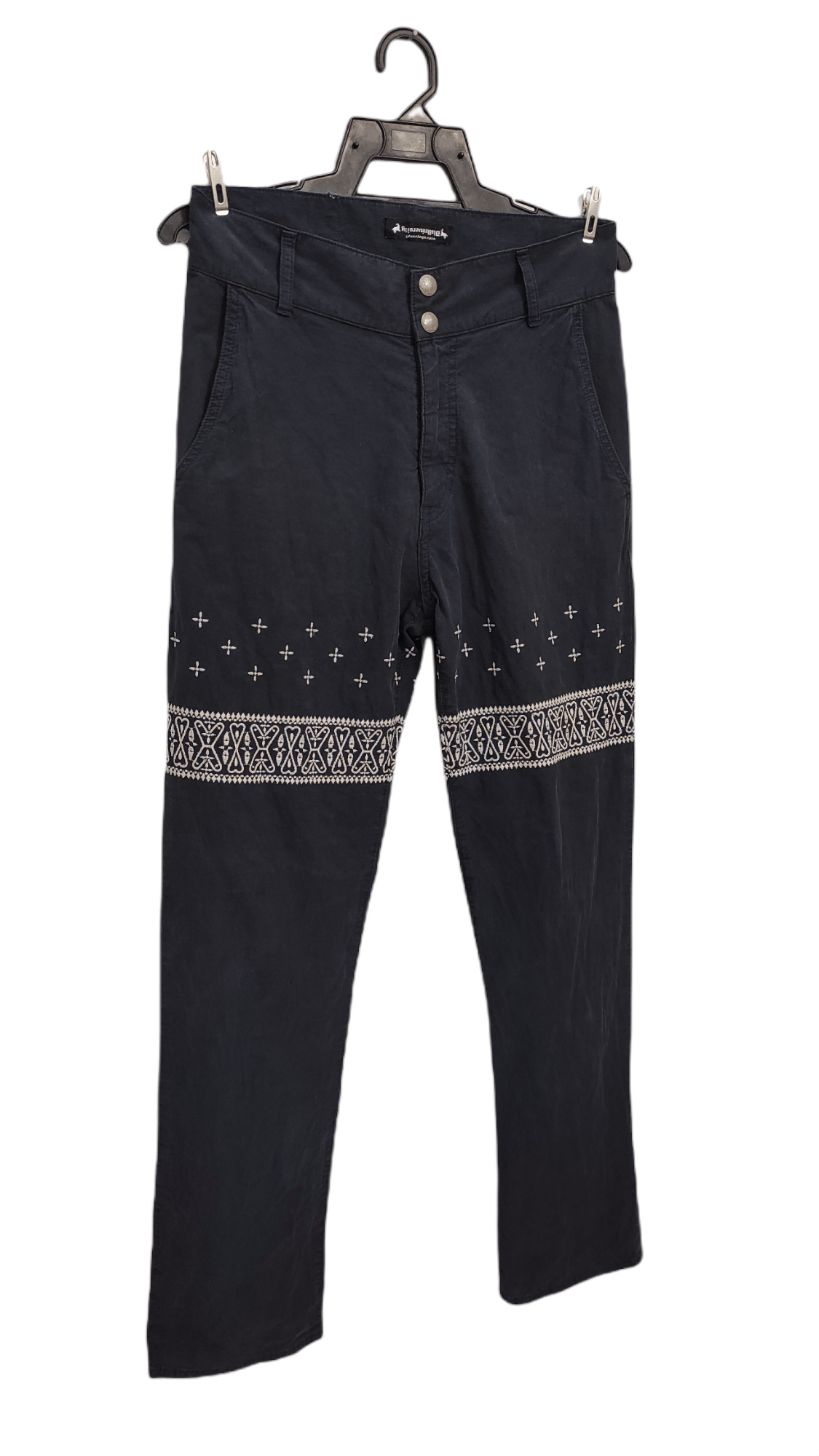 Japanese Brand Embroidered Navajo motive style cotton pants Size US 29 - 10 Thumbnail