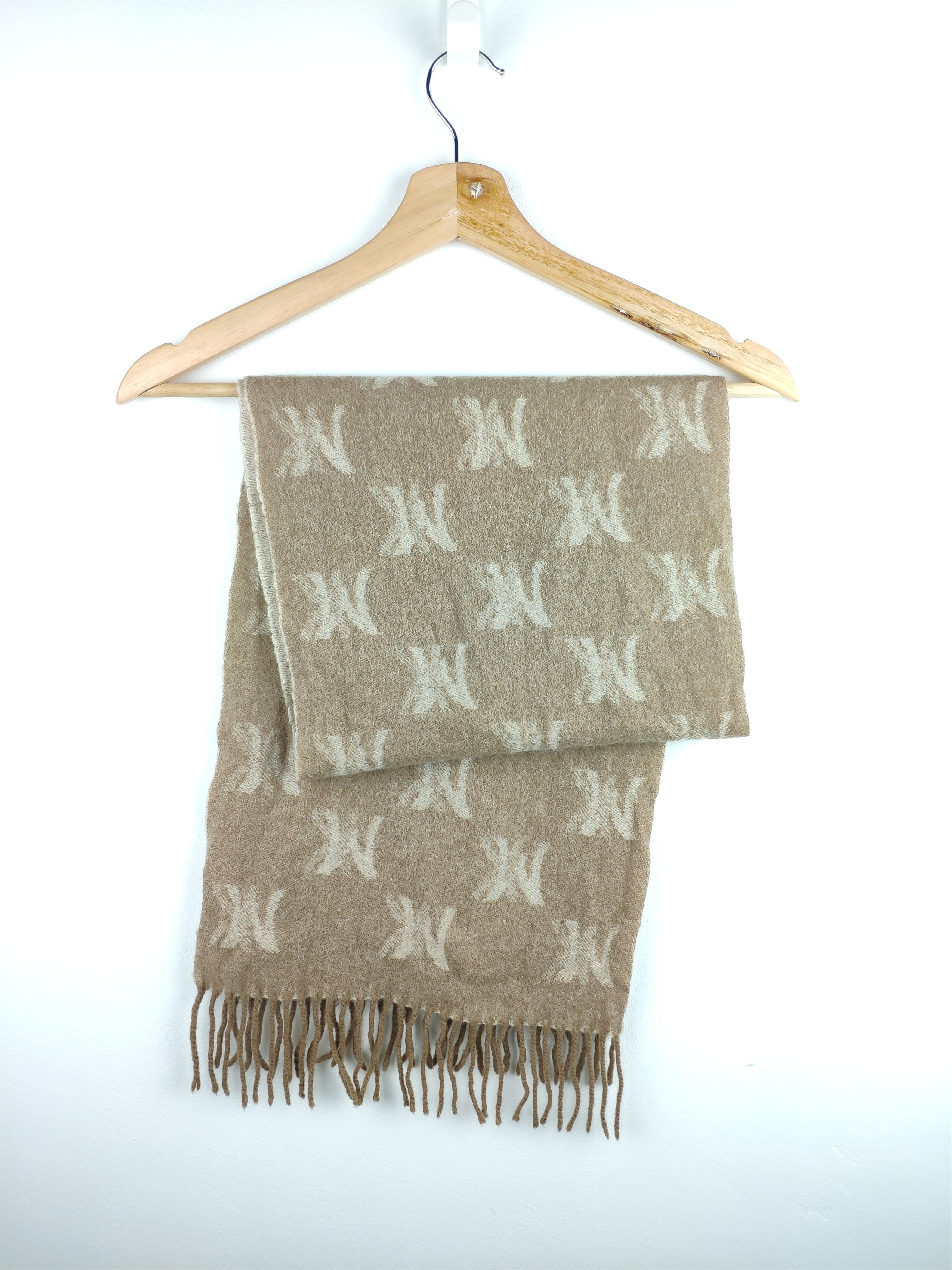 Designer × Michel Klein Steal 💥 Michel Klein Monogram Scarf Muffler Size ONE SIZE - 5 Thumbnail