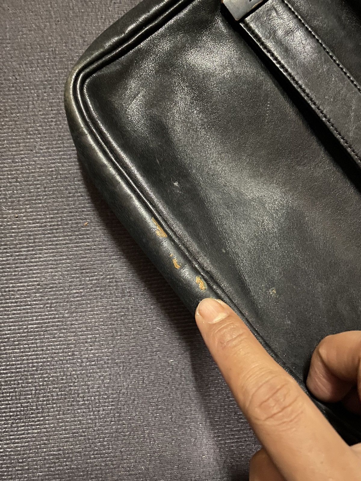 Issey Miyake × Leather 🔥SALE🔥ISSEY MIYAKE CLUTCH BAG LEATHER Size ONE SIZE - 9 Thumbnail