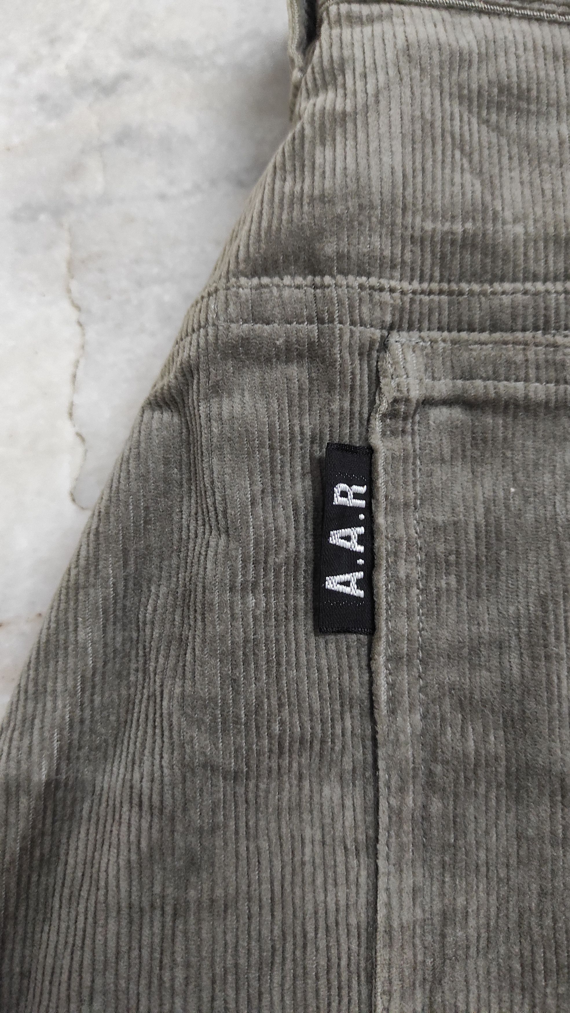 Yohji Yamamoto Archive 90's YOHJI YAMAMOTO AGAINST ALL RISKS Velvet pants Size US 30 / EU 46 - 13 Thumbnail