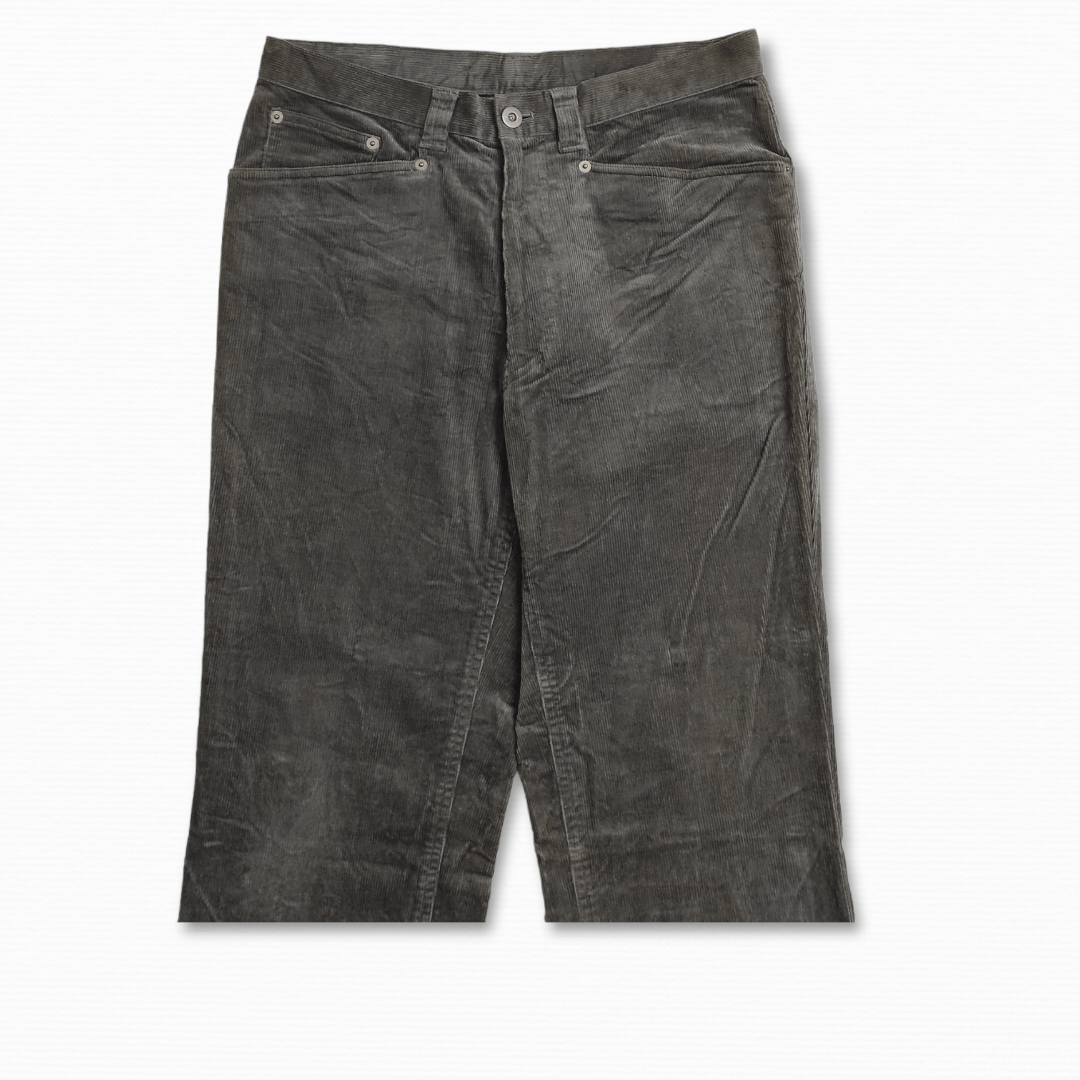 Yohji Yamamoto Archive 90's YOHJI YAMAMOTO AGAINST ALL RISKS Velvet pants Size US 30 / EU 46 - 3 Thumbnail