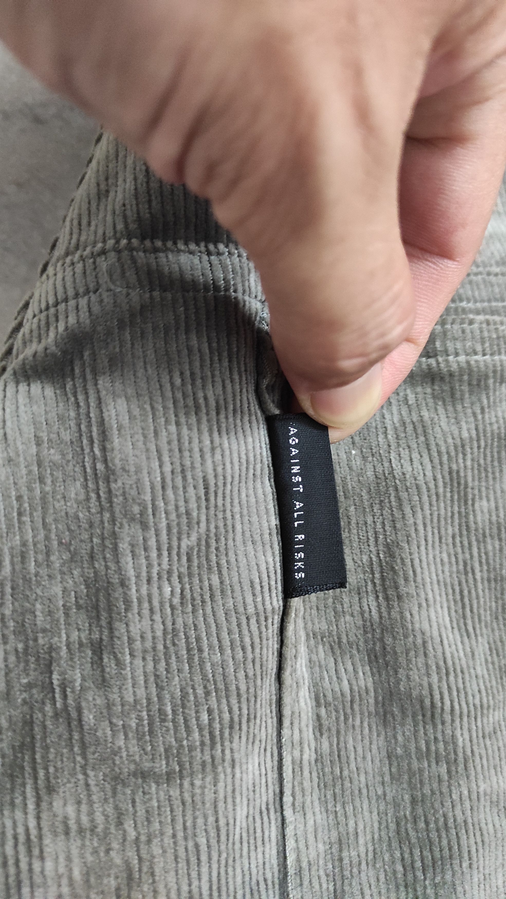 Yohji Yamamoto Archive 90's YOHJI YAMAMOTO AGAINST ALL RISKS Velvet pants Size US 30 / EU 46 - 14 Thumbnail
