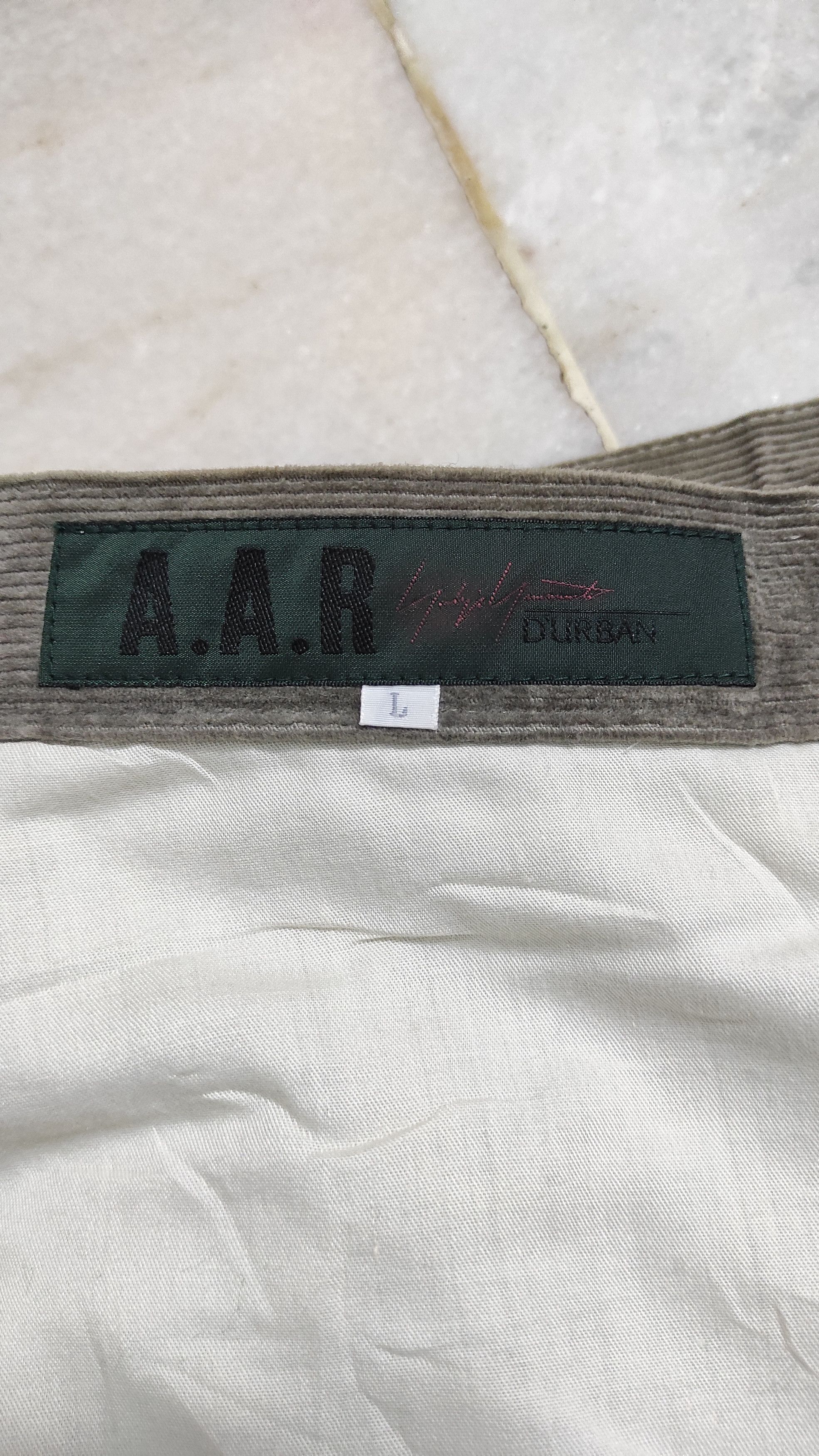 Yohji Yamamoto Archive 90's YOHJI YAMAMOTO AGAINST ALL RISKS Velvet pants Size US 30 / EU 46 - 9 Thumbnail