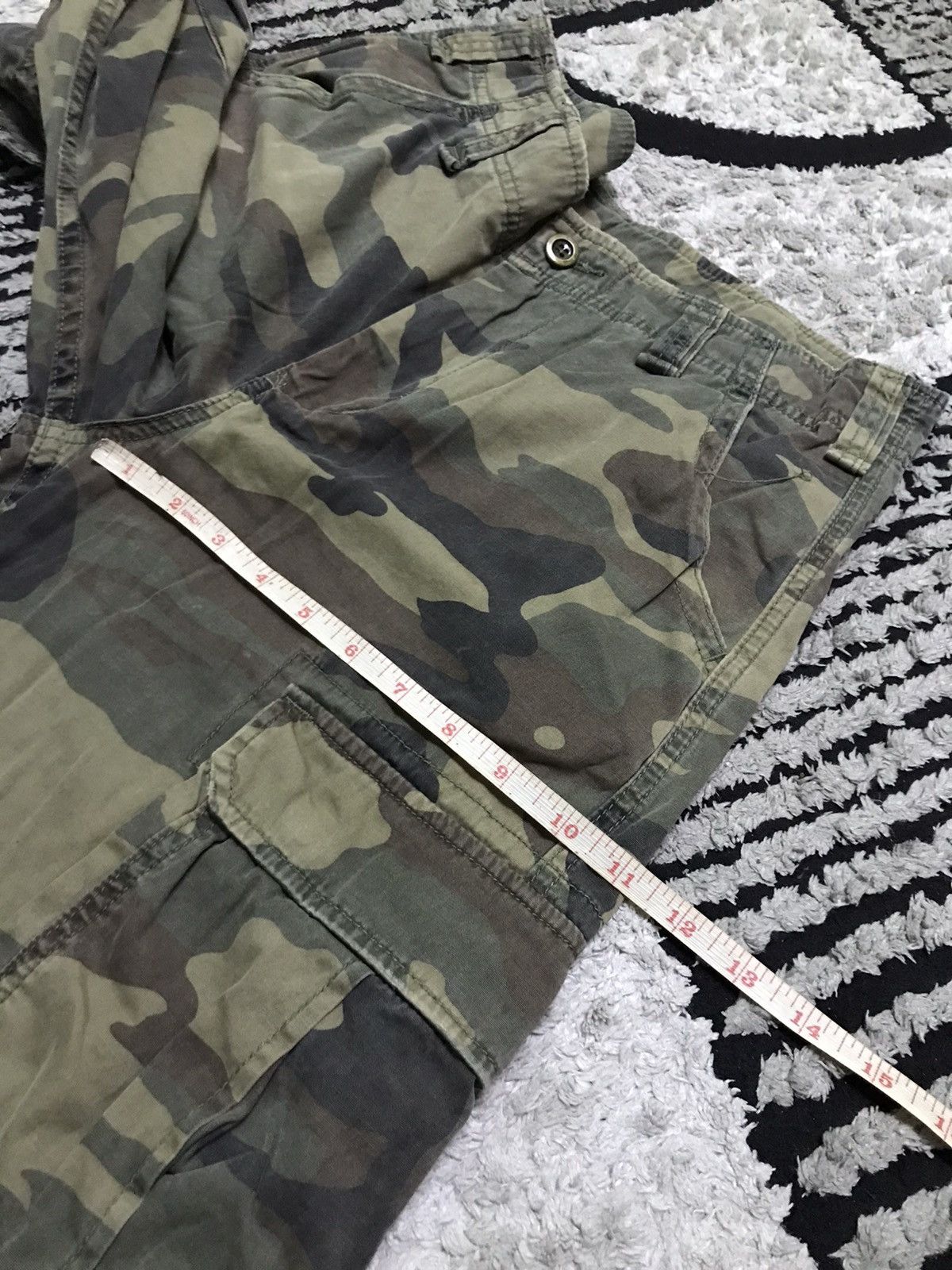Japanese Brand 30x30 Drapers woodland camo cargo pants Size US 32 / EU 48 - 10 Thumbnail