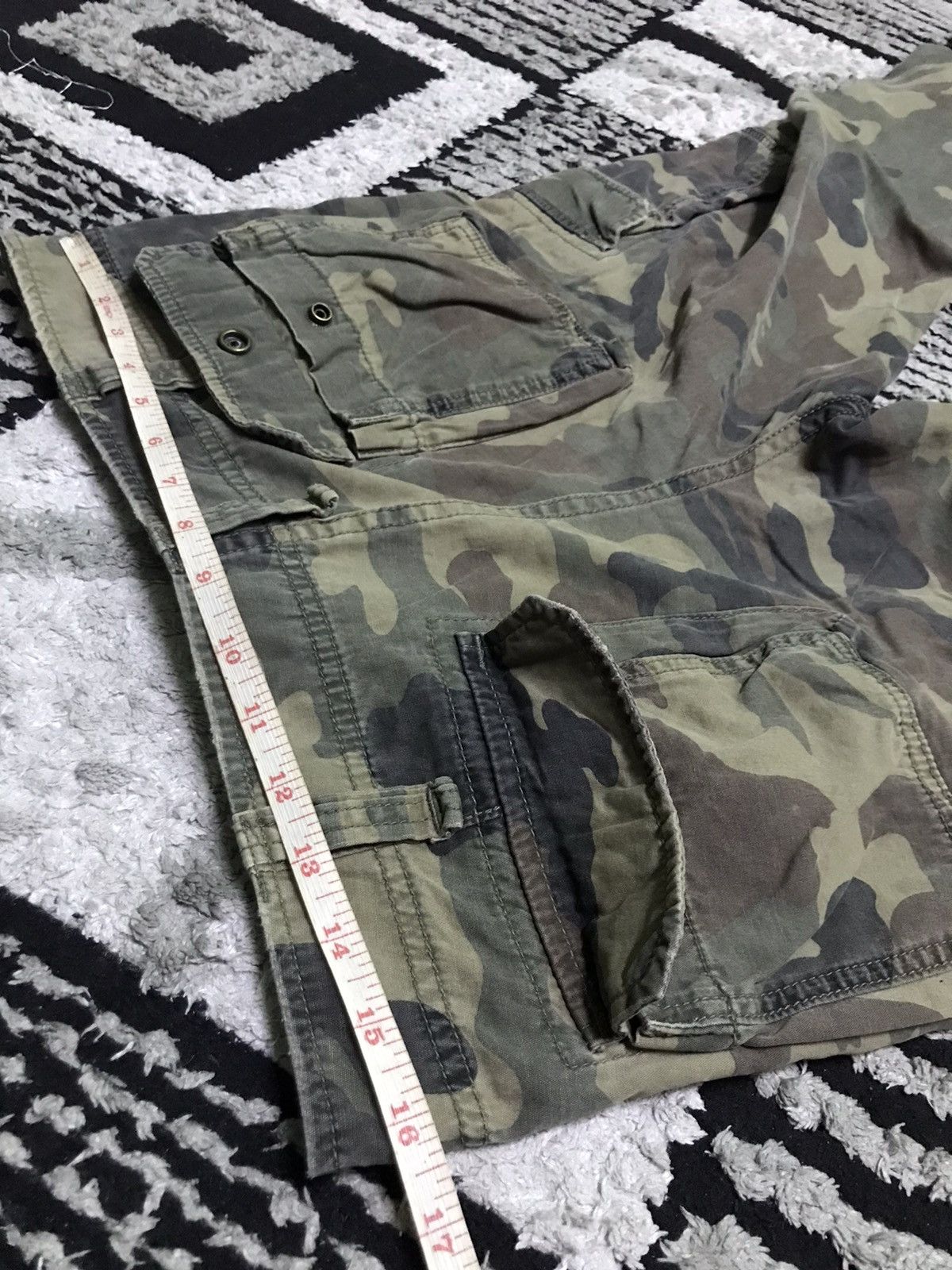 Japanese Brand 30x30 Drapers woodland camo cargo pants Size US 32 / EU 48 - 5 Thumbnail