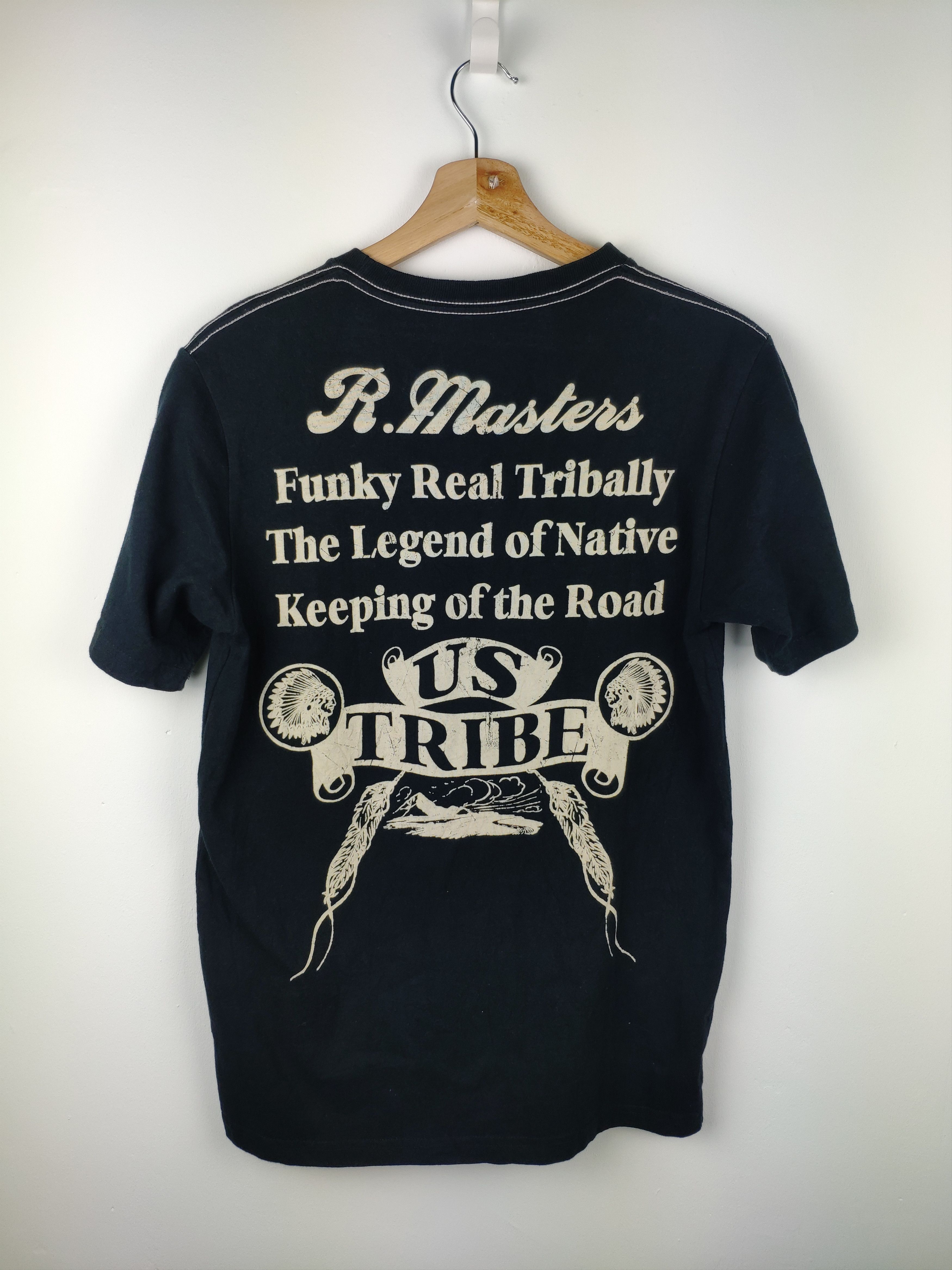 Vintage Steal 💥 Vintage Us Tribe Apache Tee Red Indian Shirt Size US S / EU 44-46 / 1 - 8 Thumbnail