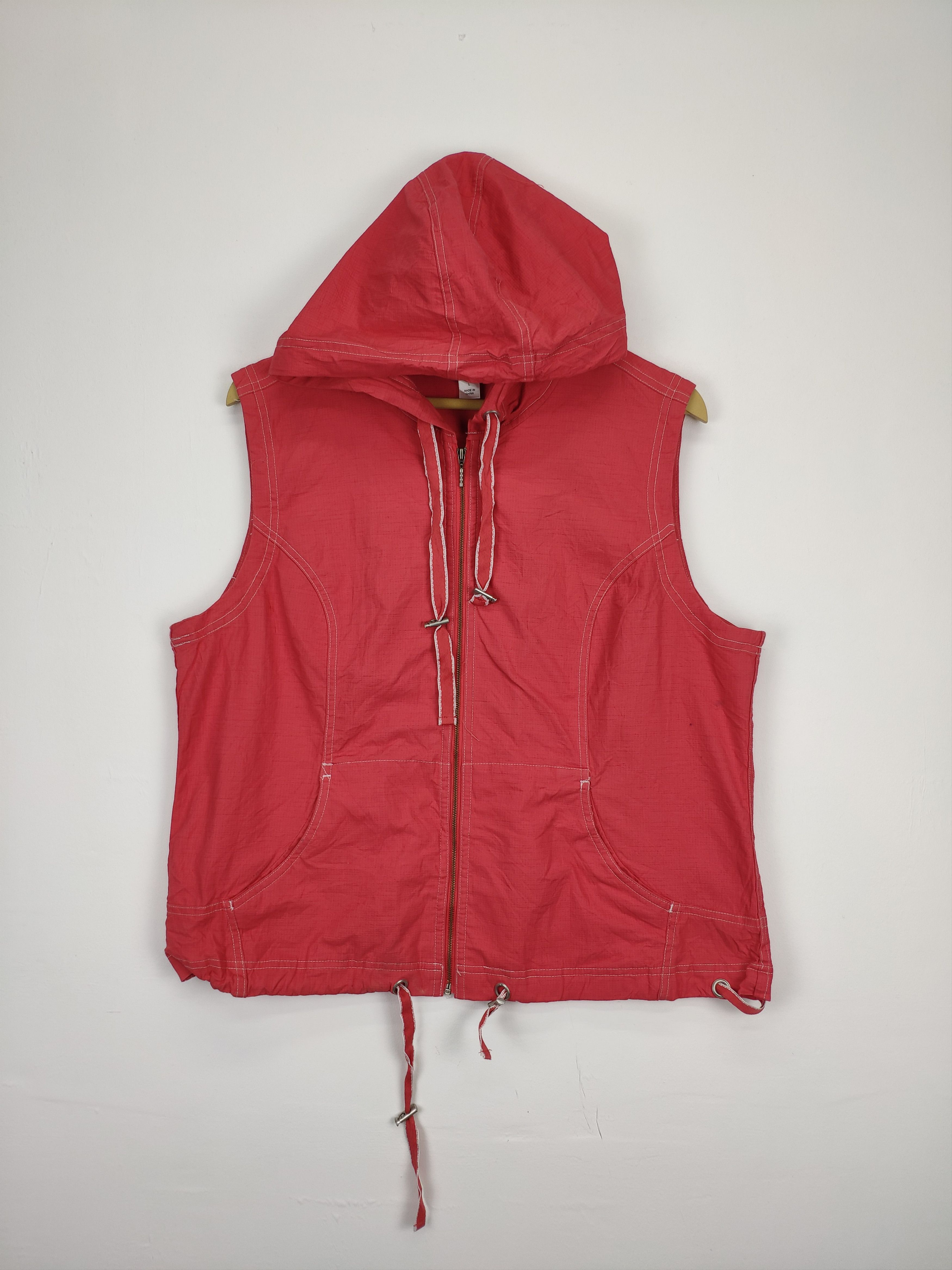 Japanese Brand × Vintage Vintage Hooded Vest by Christopher Bank Size US M / EU 48-50 / 2 - 1 Thumbnail