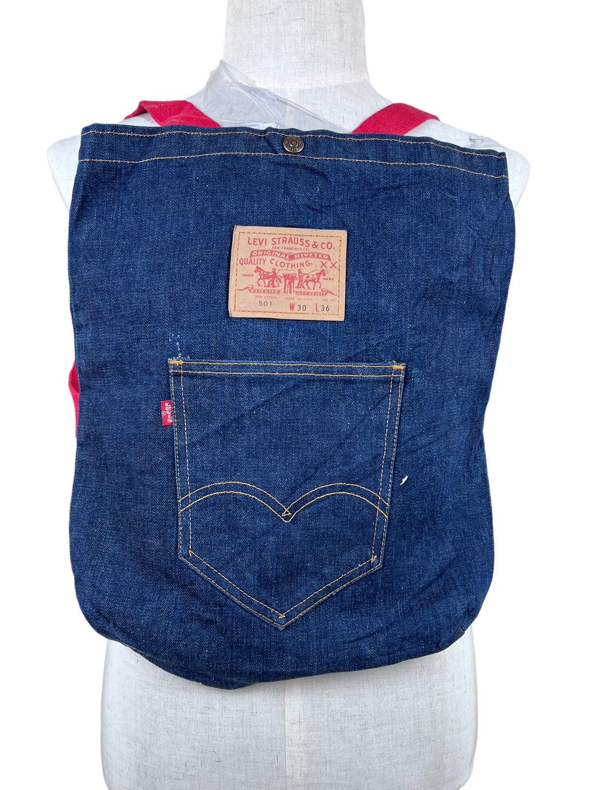 Levi's Levis Tag Denim Bagpack Size ONE SIZE - 1 Thumbnail