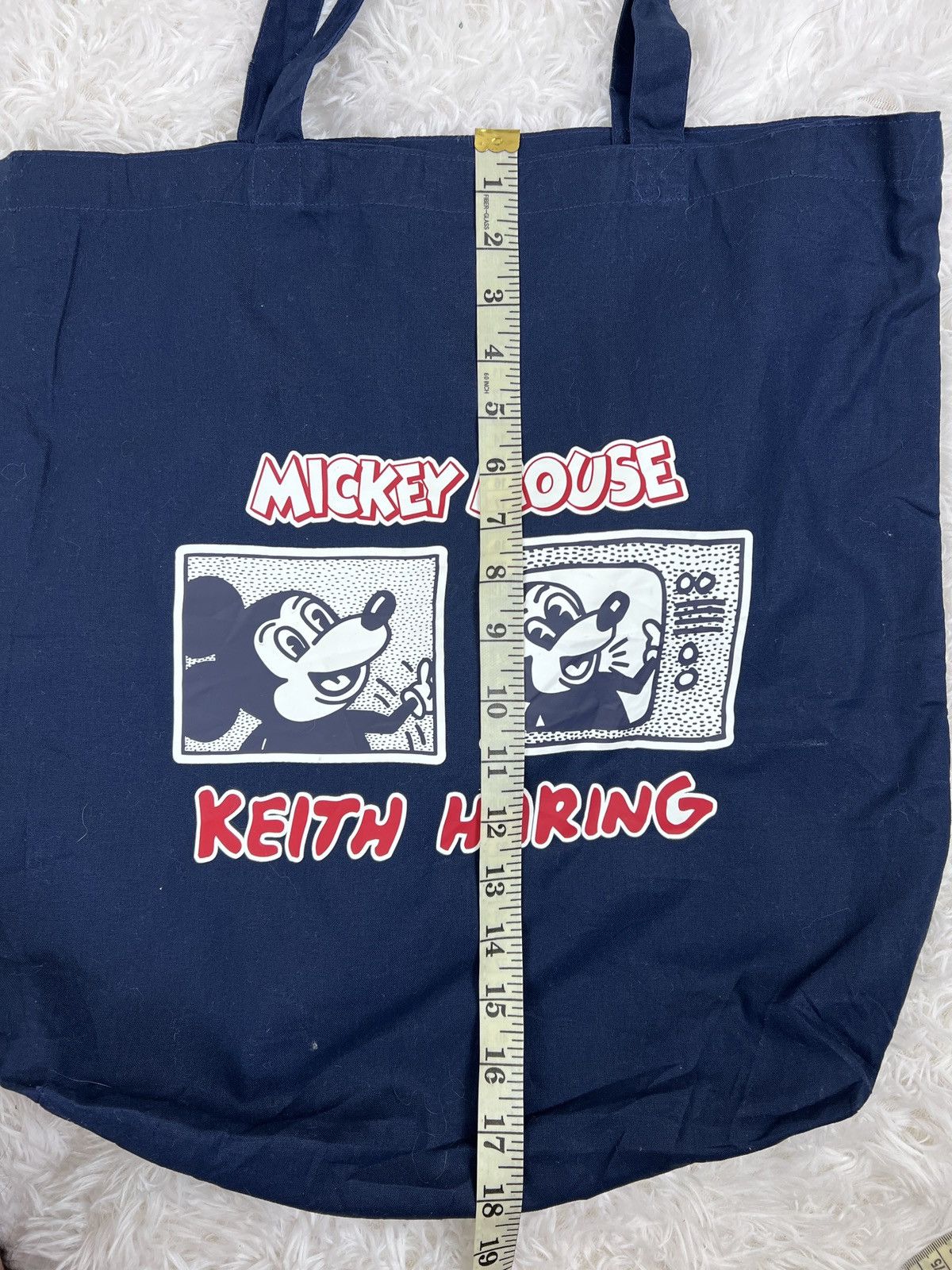 Uniqlo Keith Haring X Mickey Mouse Canvas Tote Bag By Uniqlo Size ONE SIZE - 4 Thumbnail