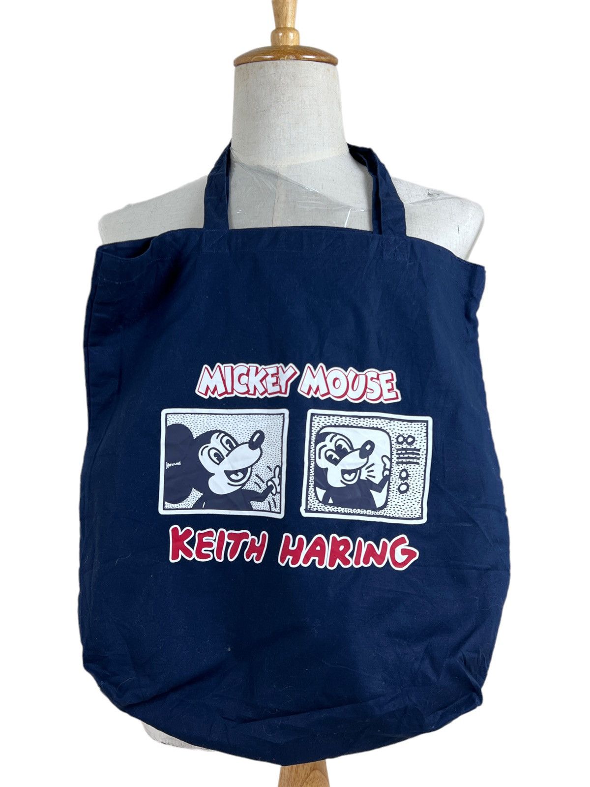 Uniqlo Keith Haring X Mickey Mouse Canvas Tote Bag By Uniqlo Size ONE SIZE - 1 Thumbnail
