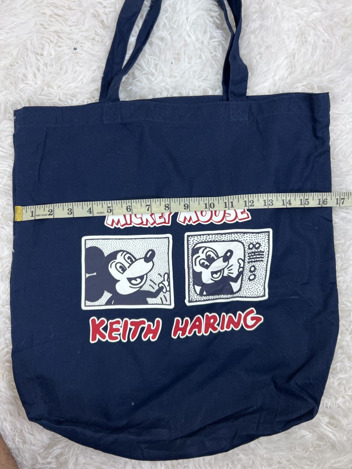 Uniqlo Keith Haring X Mickey Mouse Canvas Tote Bag By Uniqlo Size ONE SIZE - 5 Thumbnail