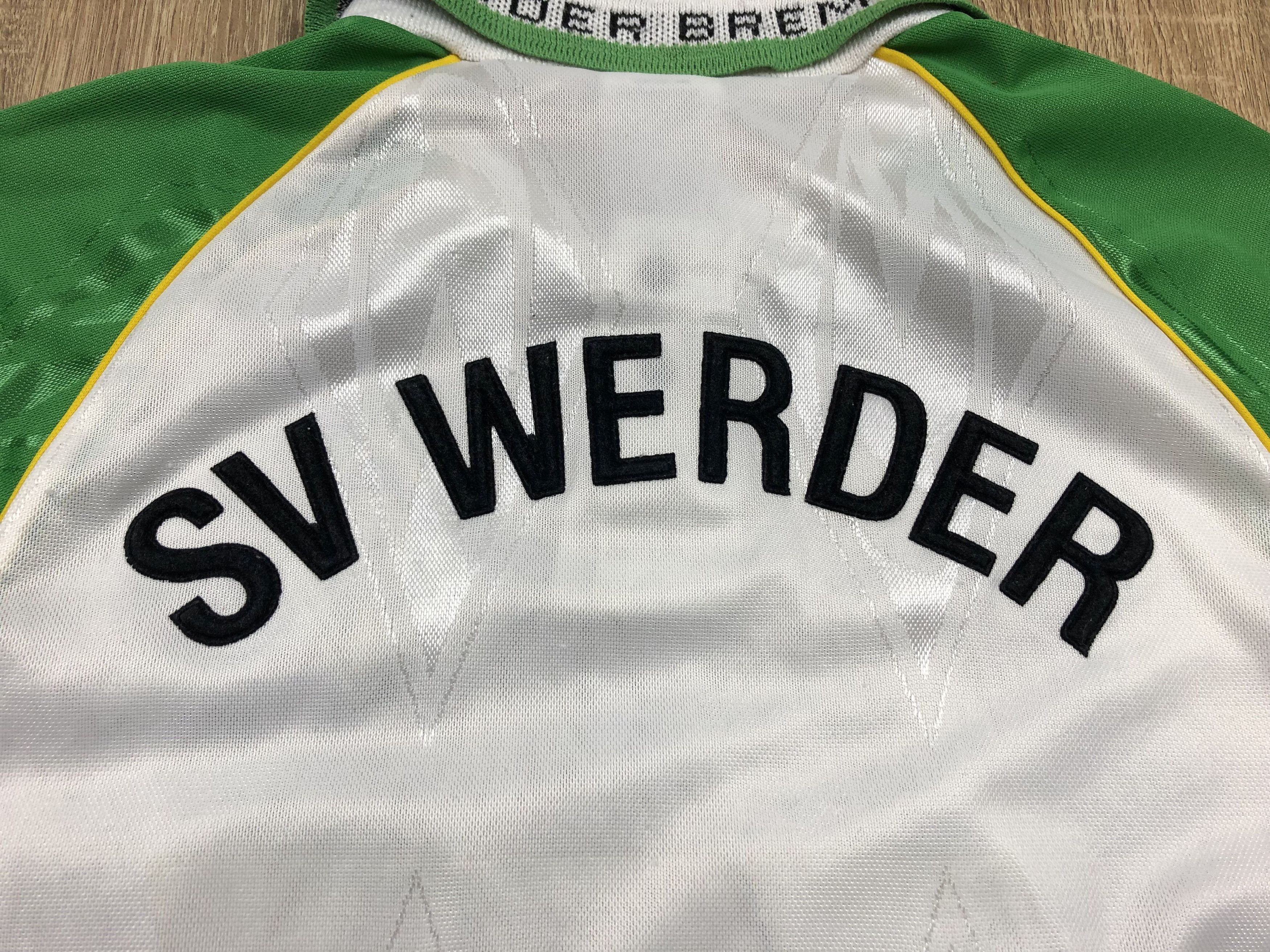 Puma Werder Bremen football shirt 1995 Soccer Jersey Tee Y2K Size US XXS / EU 40 - 10 Thumbnail