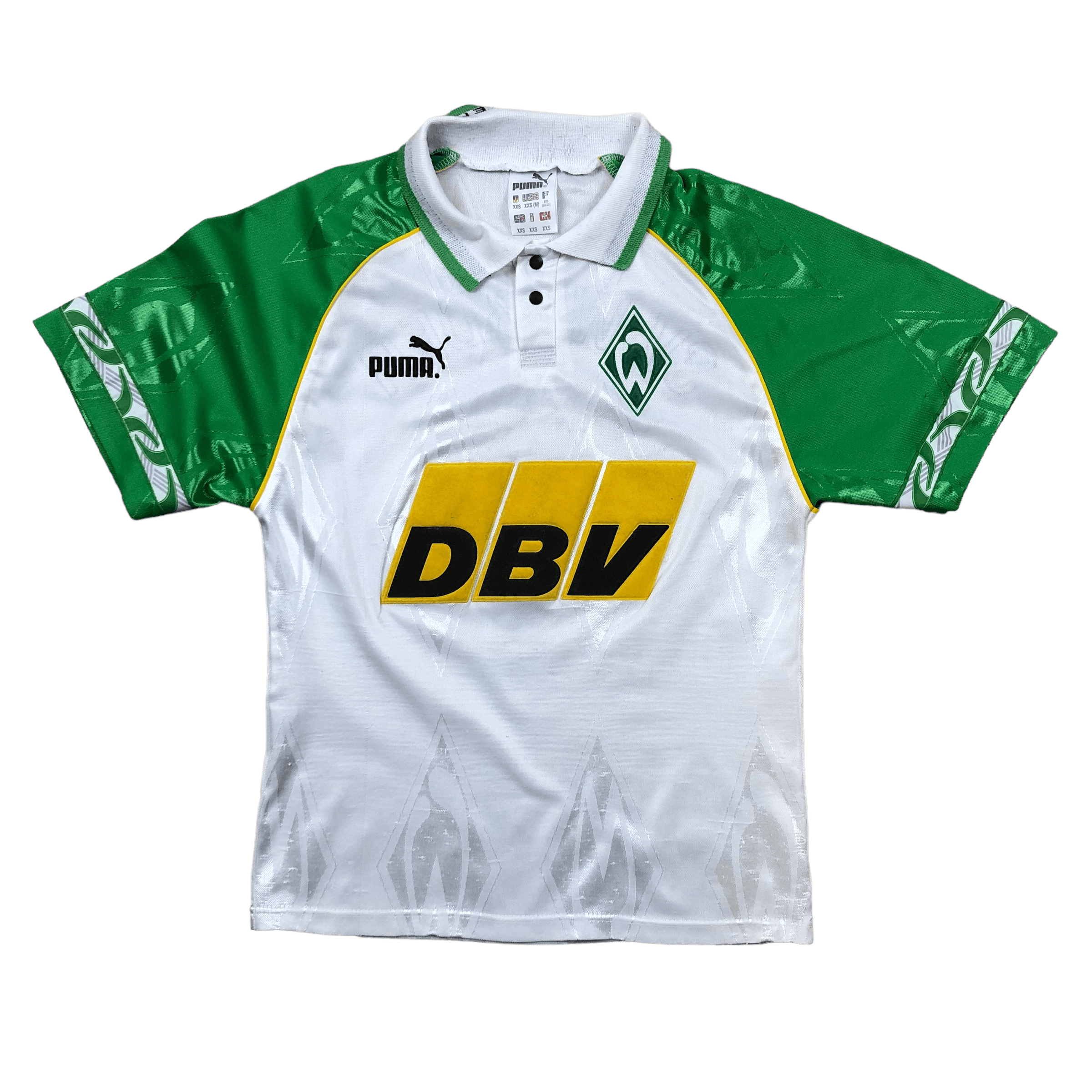 Puma Werder Bremen football shirt 1995 Soccer Jersey Tee Y2K Size US XXS / EU 40 - 1 Thumbnail