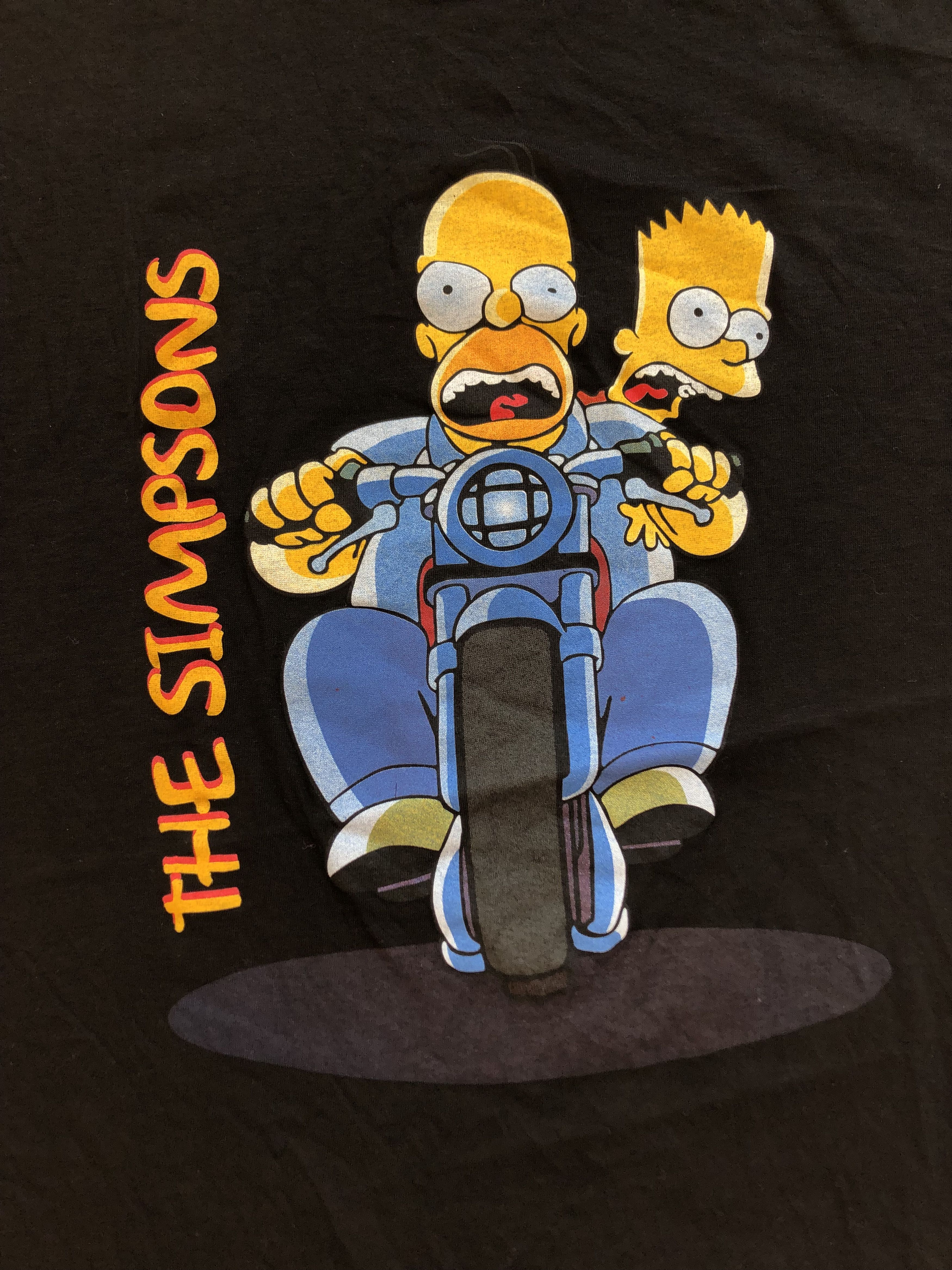The Simpsons × Vintage Vintage The Simpsons Homer Bart Riding Bike Tee Shirt Y2K Size US M / EU 48-50 / 2 - 3 Thumbnail