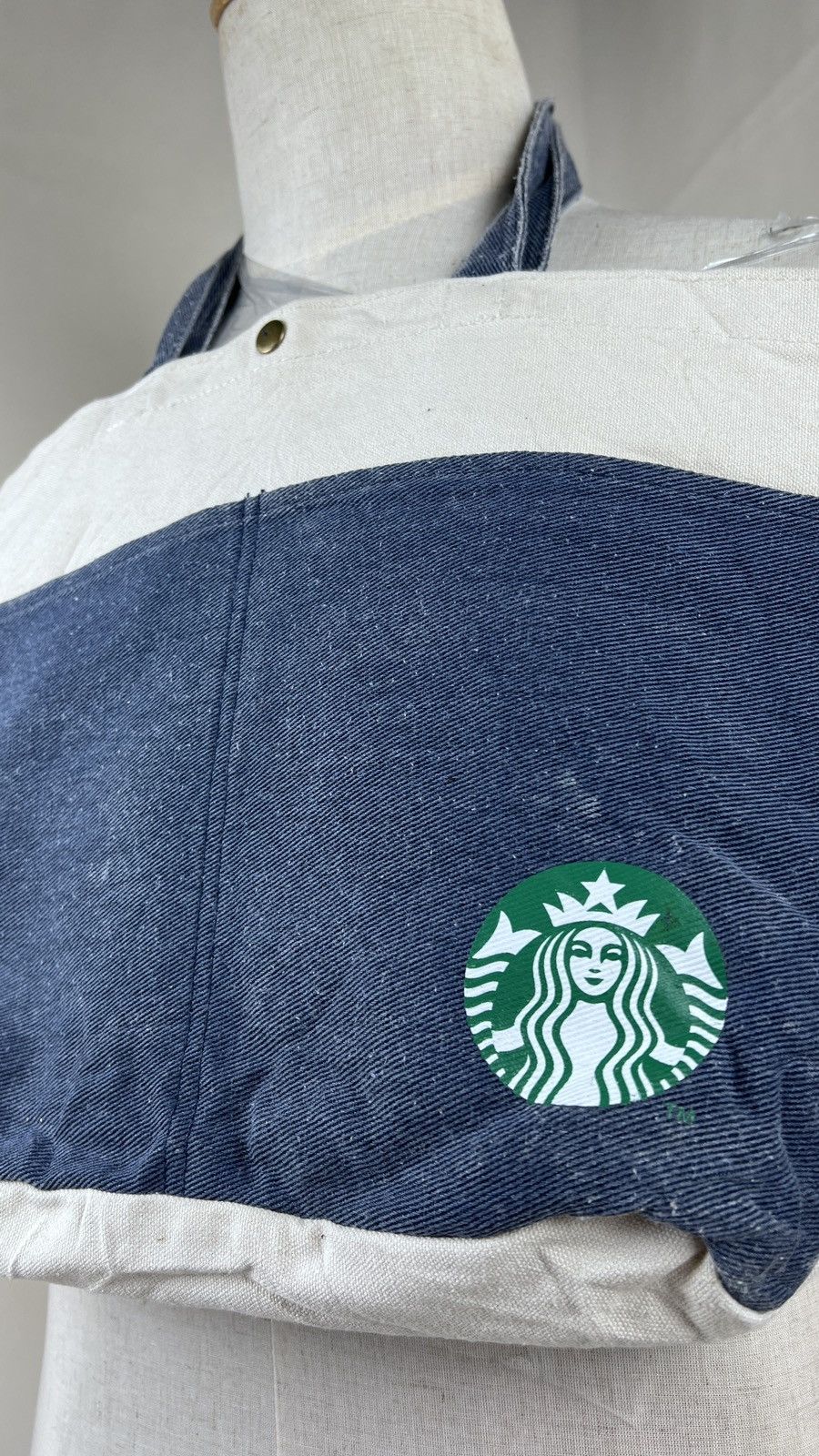 Vintage Vintage Starbuck Denim Canvas Shoulder Tote bag Size ONE SIZE - 4 Thumbnail