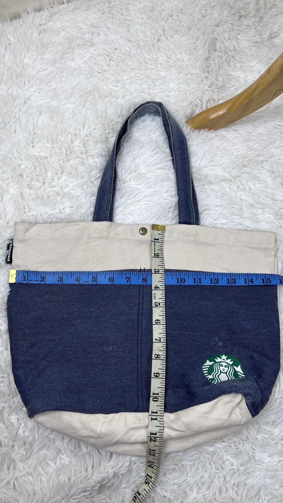 Vintage Vintage Starbuck Denim Canvas Shoulder Tote bag Size ONE SIZE - 6 Thumbnail