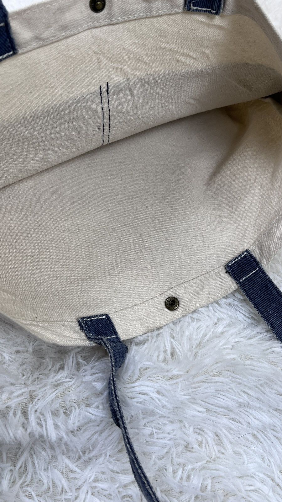 Vintage Vintage Starbuck Denim Canvas Shoulder Tote bag Size ONE SIZE - 5 Thumbnail