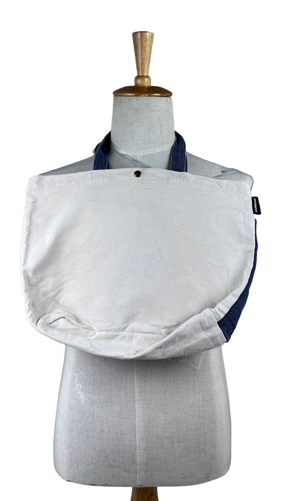 Vintage Vintage Starbuck Denim Canvas Shoulder Tote bag Size ONE SIZE - 2 Thumbnail