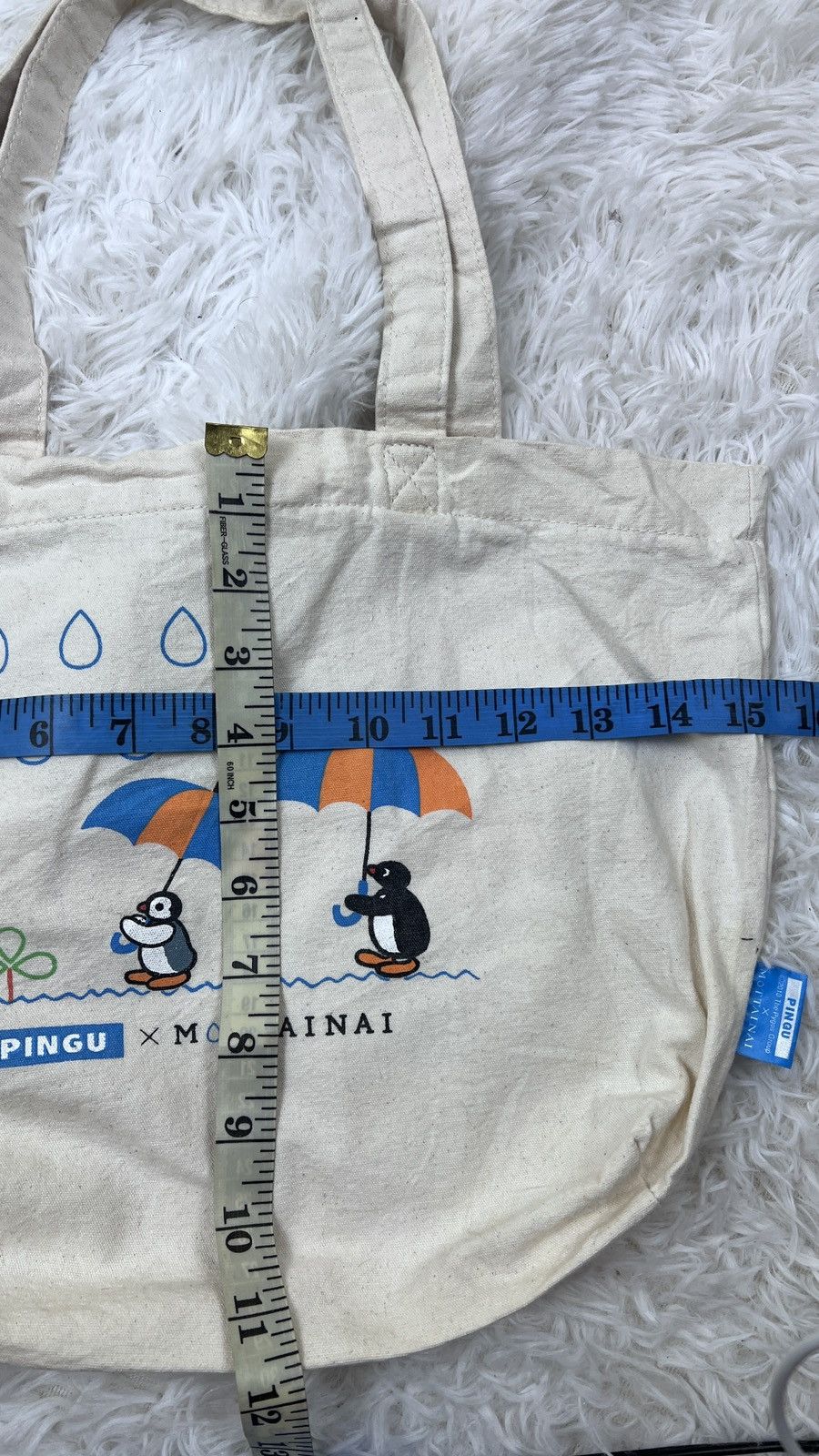 Cartoon Network Vintage Pingu X Mottainai Canvas Shoulder Totebag Size ONE SIZE - 5 Thumbnail