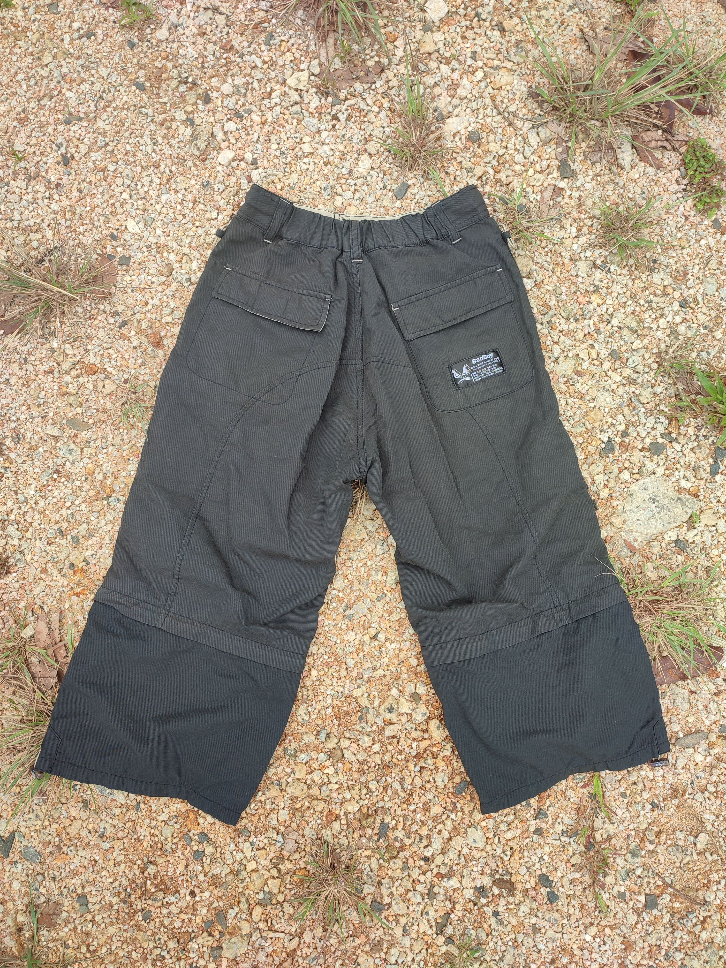 Japanese Brand 💥Y2K💥 Bad Boy Comfort Style Outdoor 3q Pant Size US 26 / EU 42 - 7 Thumbnail