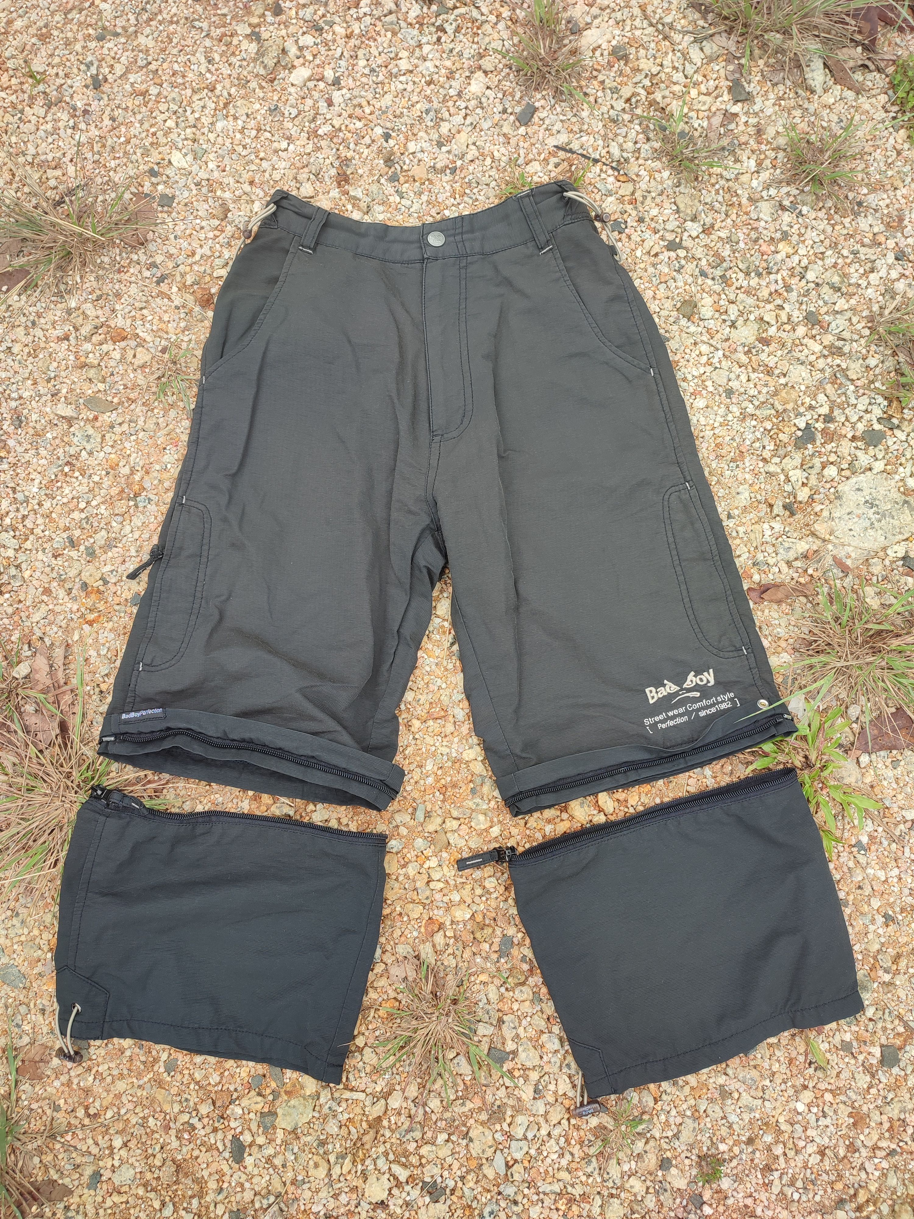 Japanese Brand 💥Y2K💥 Bad Boy Comfort Style Outdoor 3q Pant Size US 26 / EU 42 - 1 Thumbnail
