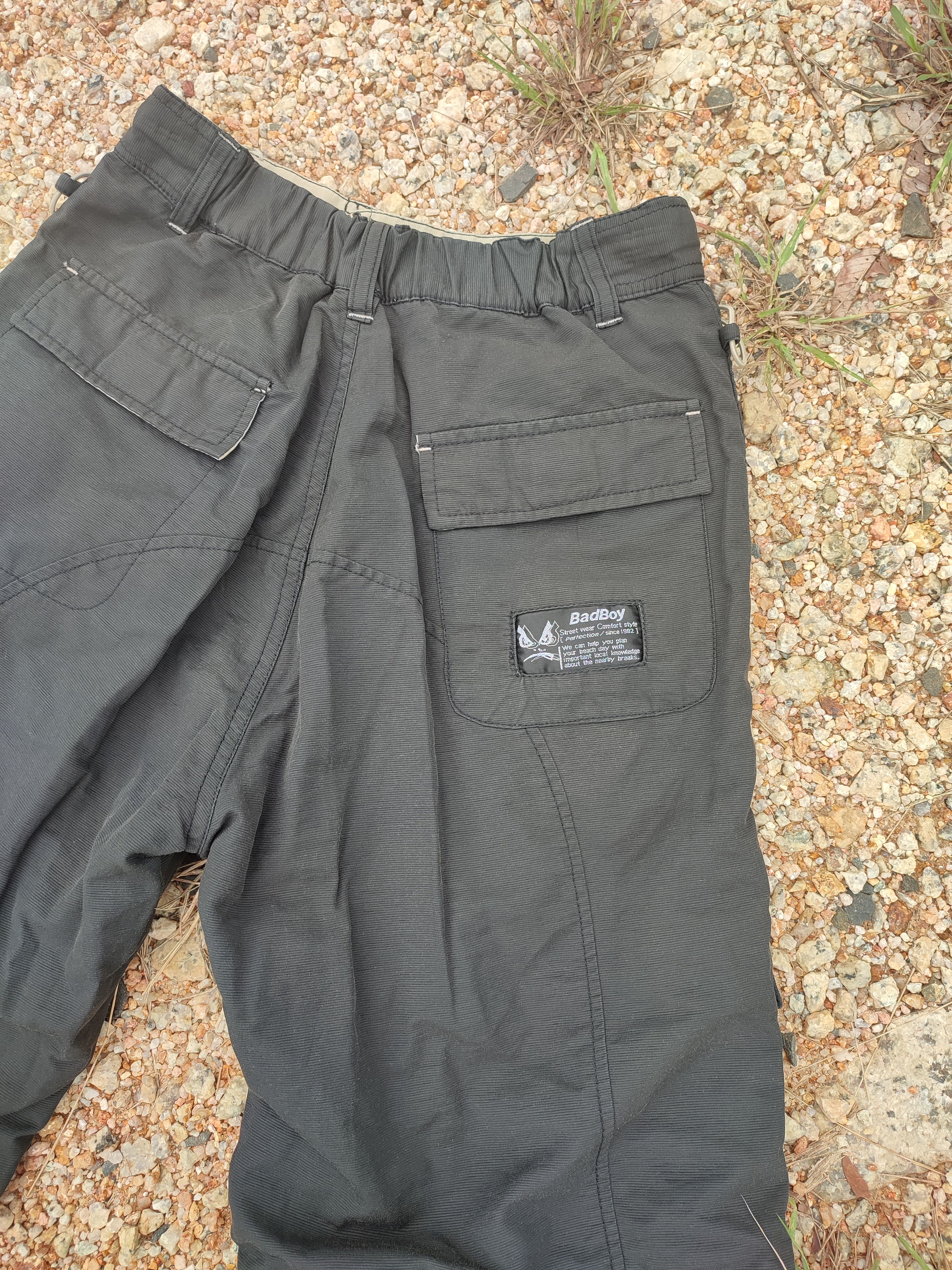 Japanese Brand 💥Y2K💥 Bad Boy Comfort Style Outdoor 3q Pant Size US 26 / EU 42 - 6 Thumbnail