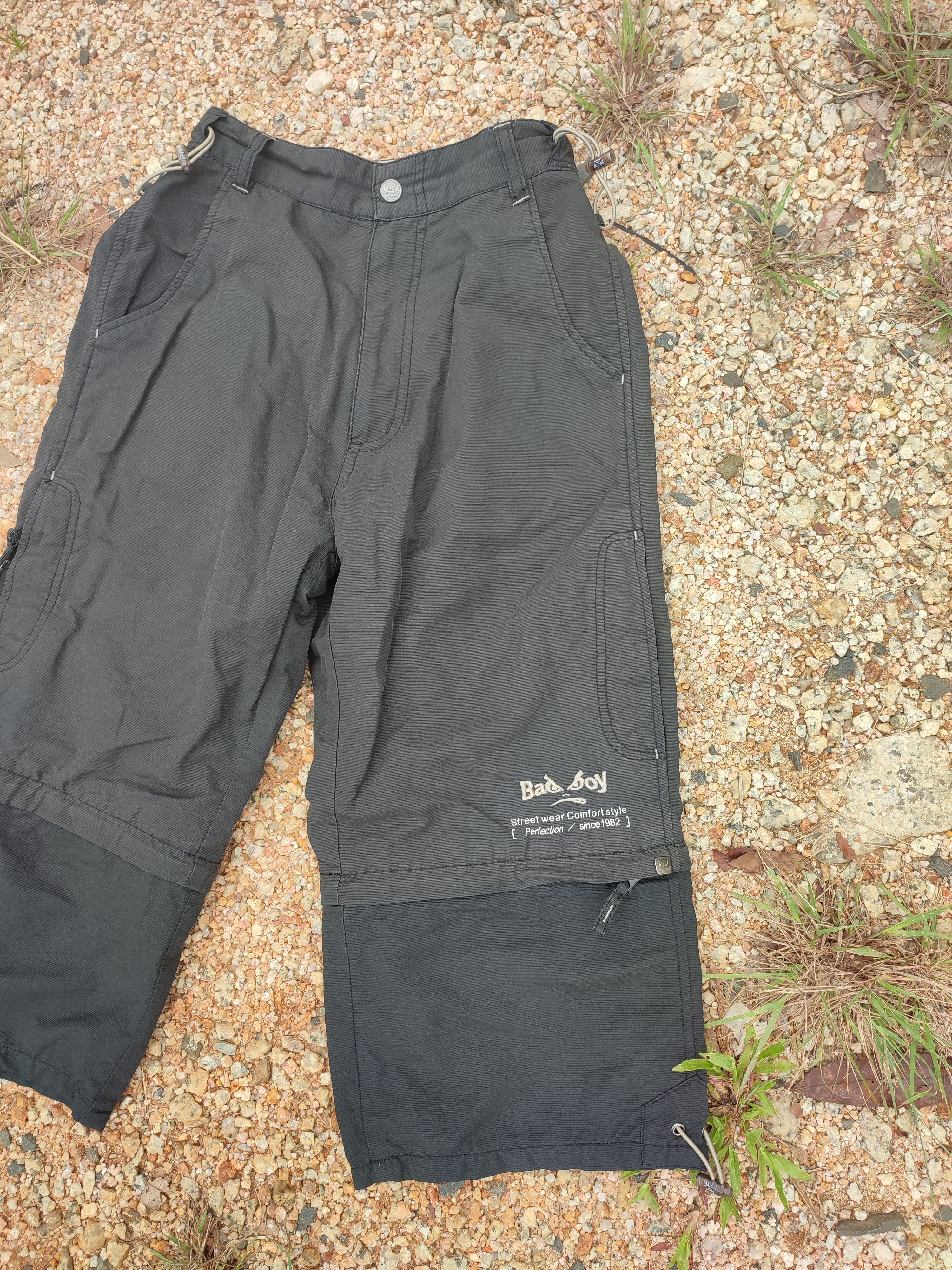 Japanese Brand 💥Y2K💥 Bad Boy Comfort Style Outdoor 3q Pant Size US 26 / EU 42 - 2 Thumbnail