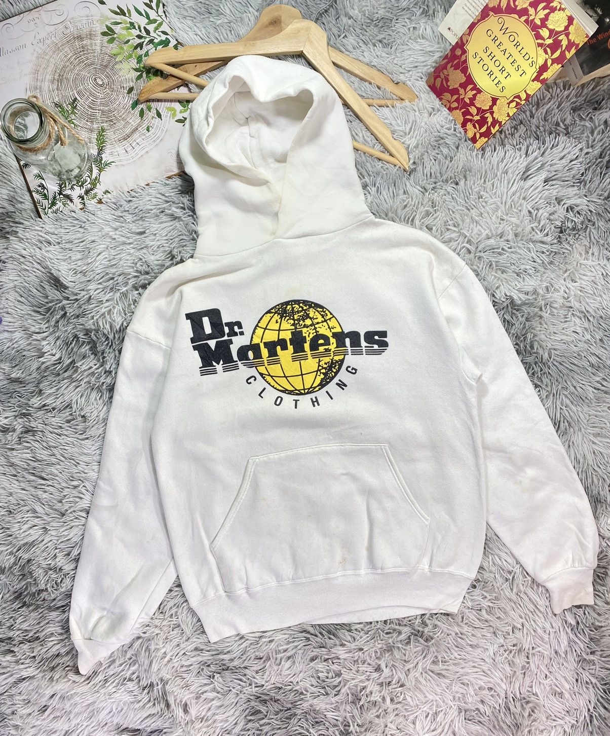 Dr. Martens × Vintage Vintage Dr Martens Clothing Hoodie Big Logo Size M Size US M / EU 48-50 / 2 - 1 Thumbnail