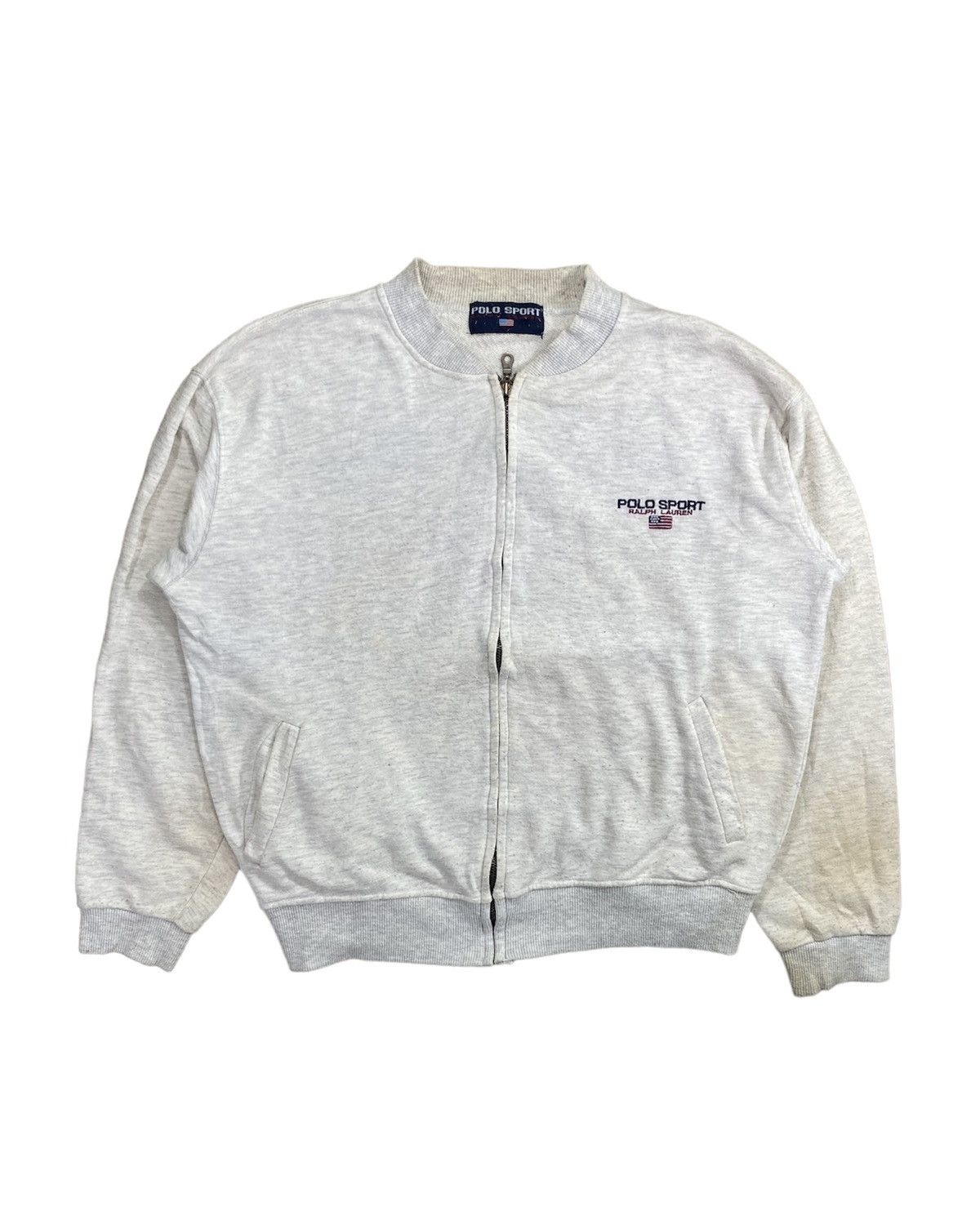 Polo Ralph Lauren × Vintage Vintage Polo Sport Ralph Lauren Big Logo Sweatshirt Zip L Size US L / EU 52-54 / 3 - 5 Thumbnail