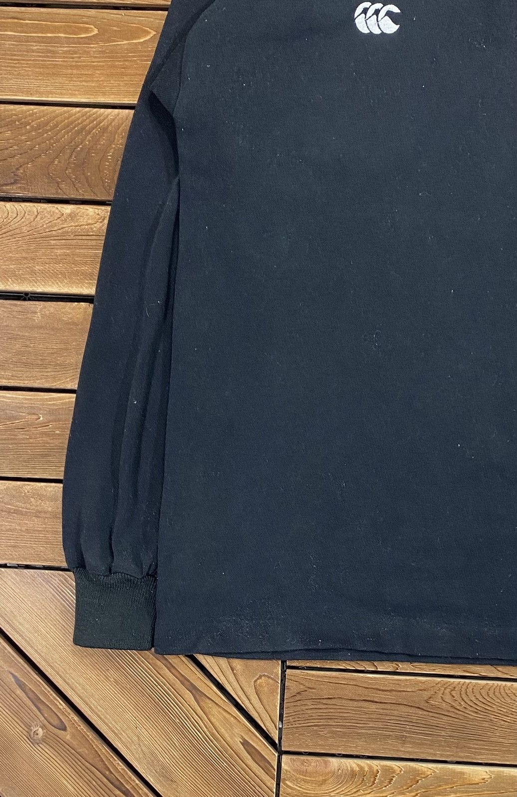 All Blacks × Canterbury of New Zealand × Vintage Vintage New Zealand All Black Rugby Polo Long Sleeve Size M Size US M / EU 48-50 / 2 - 4 Thumbnail