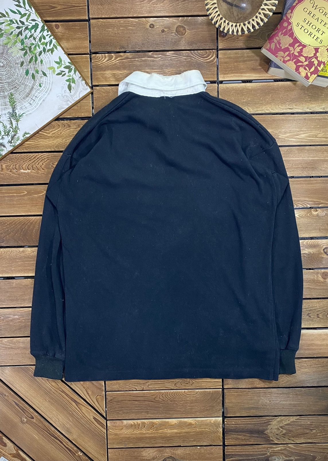 All Blacks × Canterbury of New Zealand × Vintage Vintage New Zealand All Black Rugby Polo Long Sleeve Size M Size US M / EU 48-50 / 2 - 10 Thumbnail