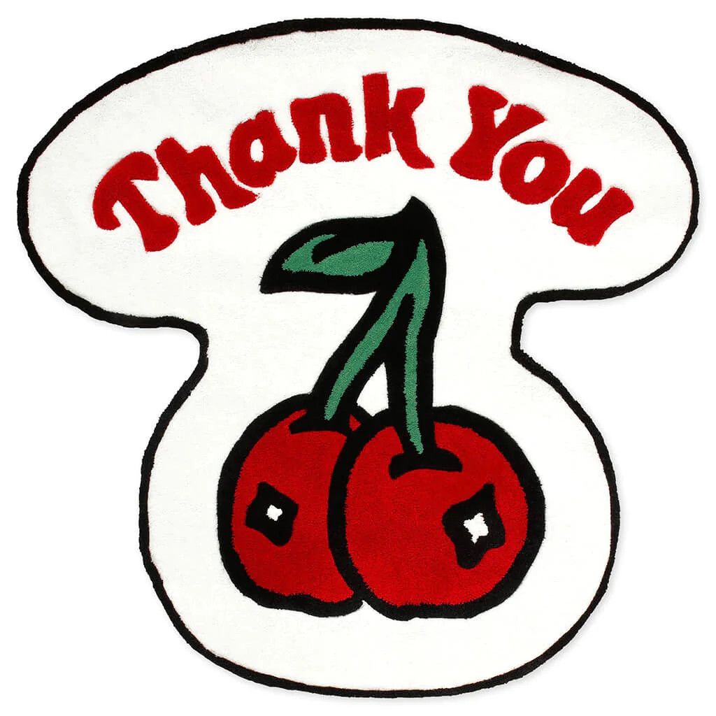image of Chinatown Market Thank You Cherry Rug in Red, Men's