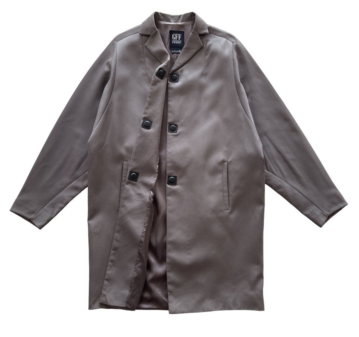 Gianfranco Ferre GFF Magnetic Buttons Overcoat Size M / US 6-8 / IT 42-44 - 6 Thumbnail