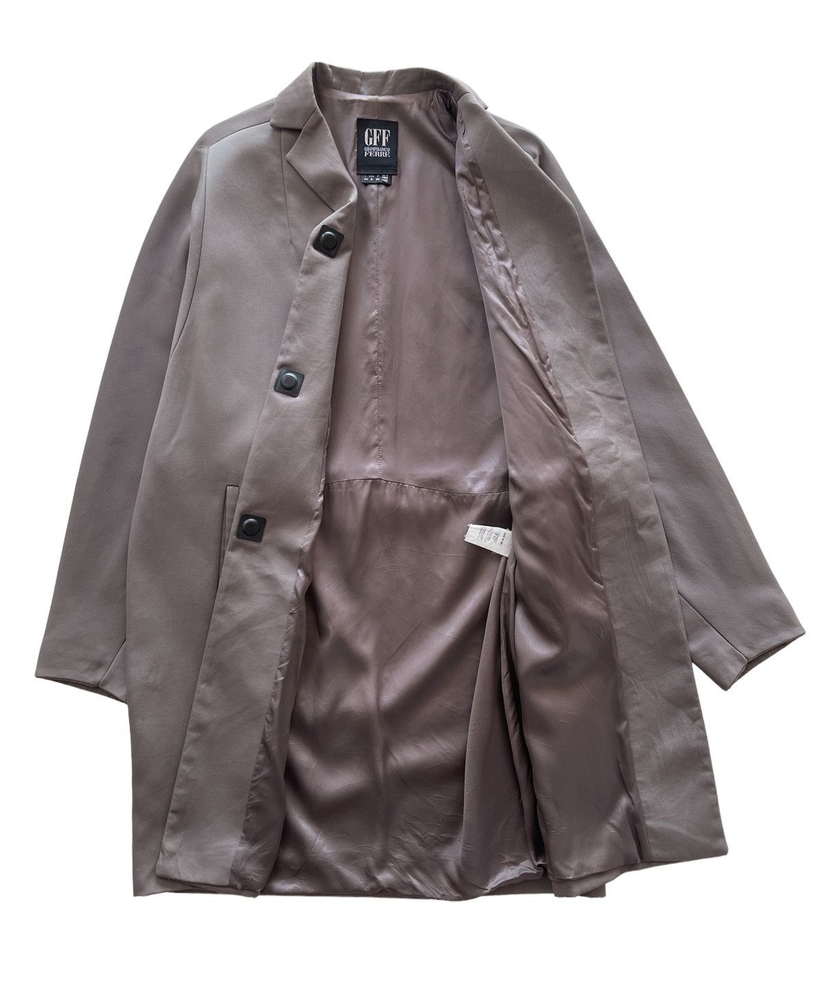 Gianfranco Ferre GFF Magnetic Buttons Overcoat Size M / US 6-8 / IT 42-44 - 3 Thumbnail