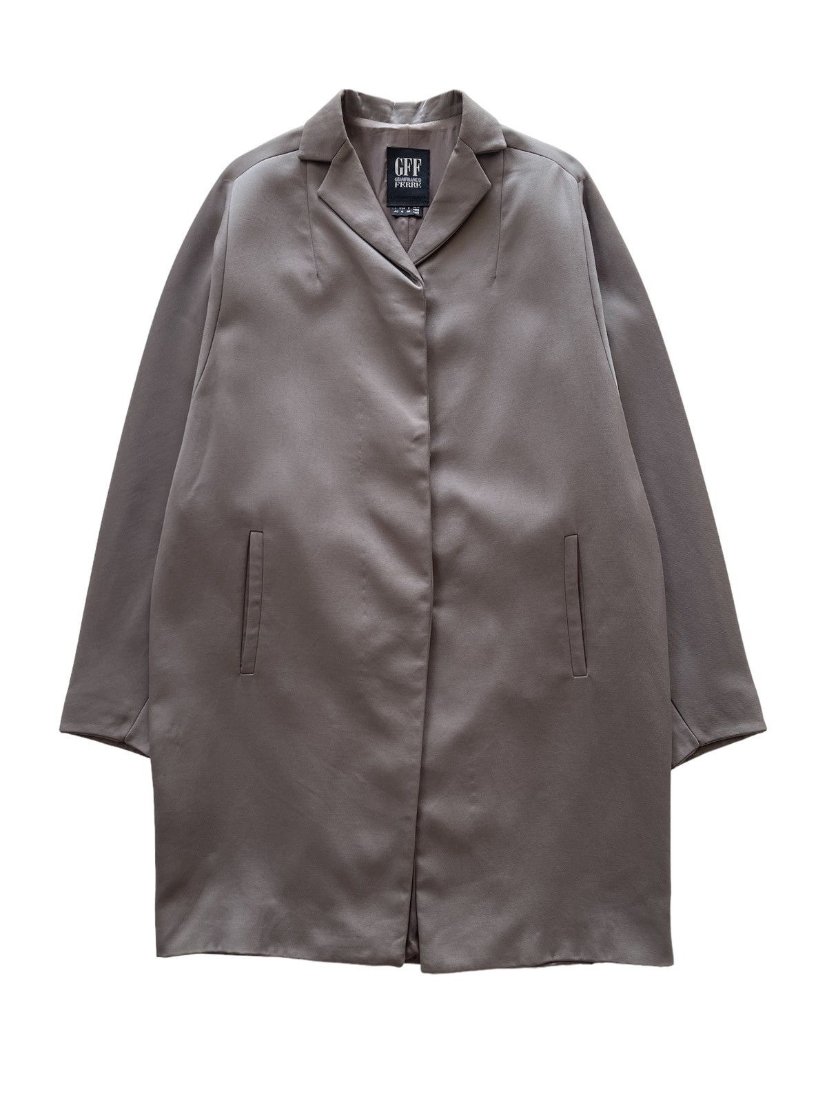 Gianfranco Ferre GFF Magnetic Buttons Overcoat Size M / US 6-8 / IT 42-44 - 1 Thumbnail
