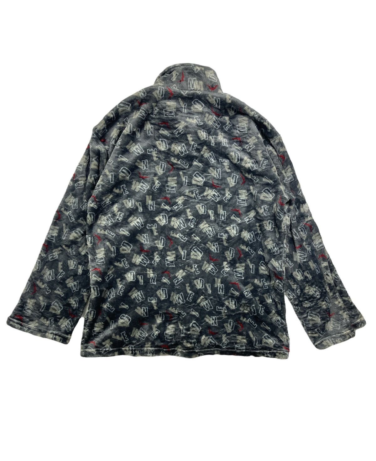 Edwin × Japanese Brand × Vintage Vintage 90s Edwin Jacket Japanese Brand Fleece all Over Logo Size US L / EU 52-54 / 3 - 5 Thumbnail